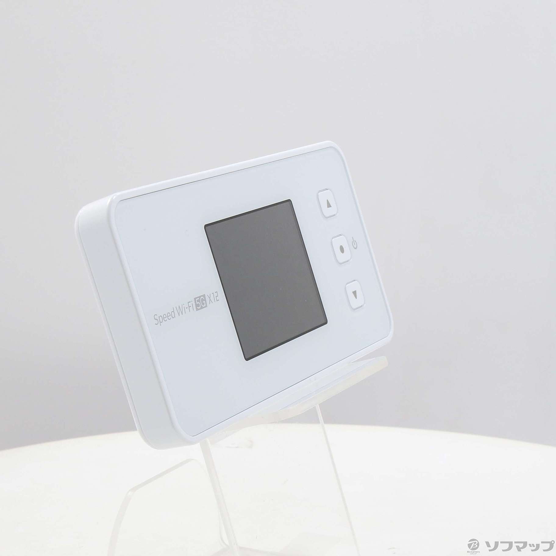 中古】〔中古品〕 Speed Wi-Fi 5G X12 NAR03SWU アイスホワイト SIM