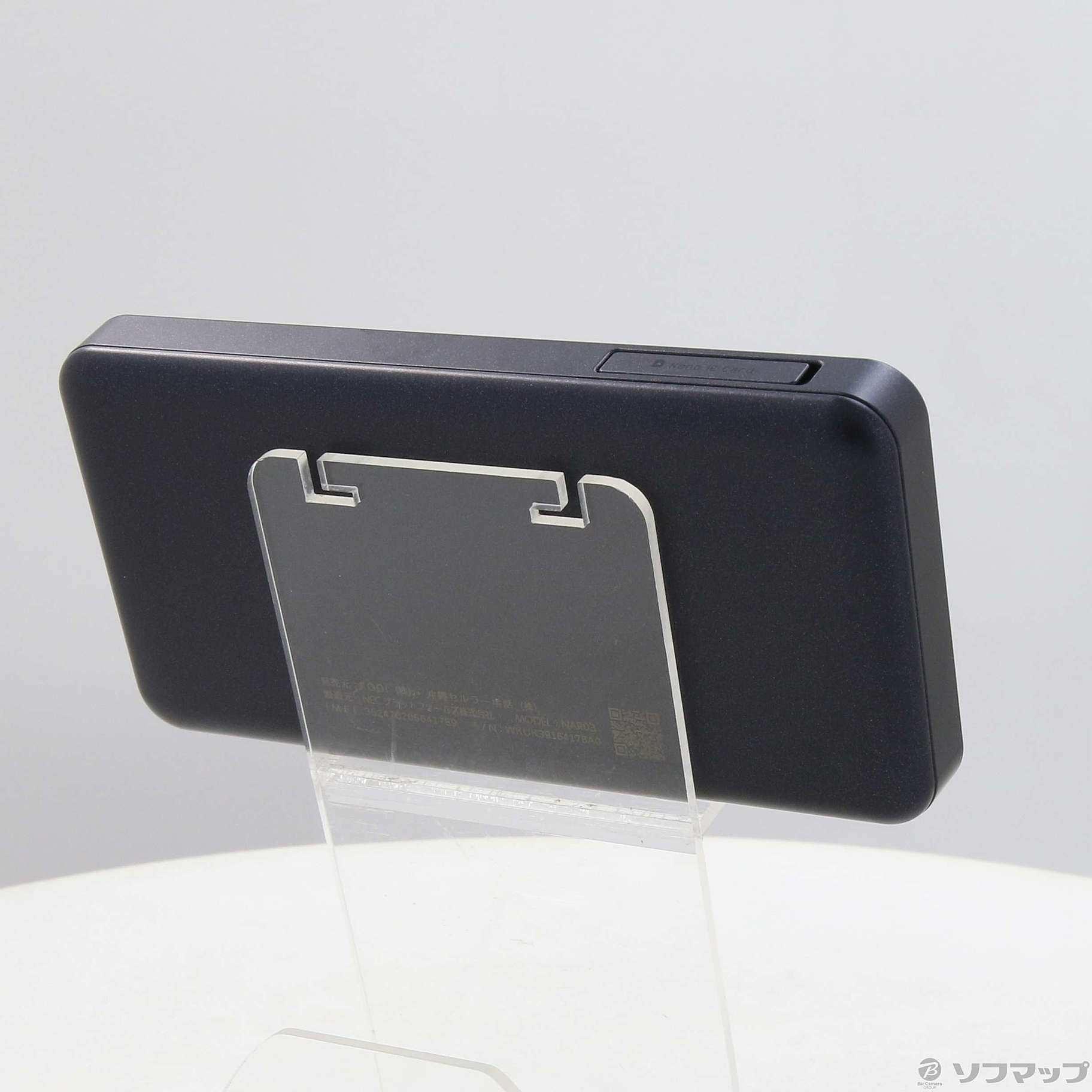 中古】Speed Wi-Fi 5G X12 NAR03SKU シャドーブラック SIMフリー
