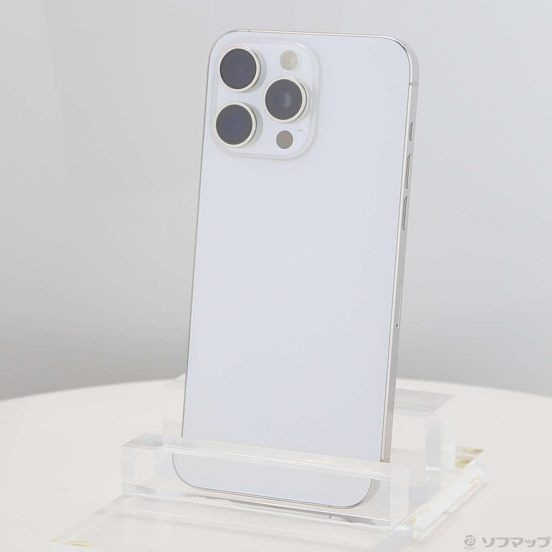 iPhone 15 Pro Max 256GB SIM�t���[ [�z���C�g�`�^�j�E��]