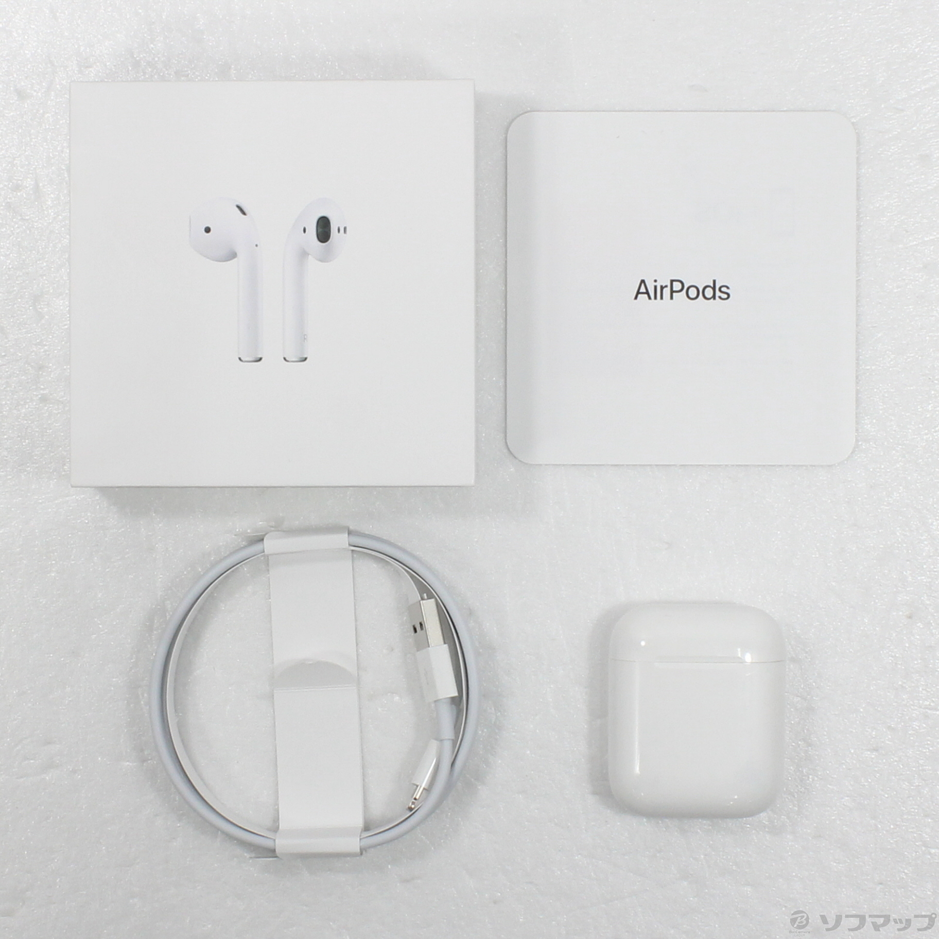 中古】AirPods 第2世代 with Charging Case MV7N2J／A [2133070414304