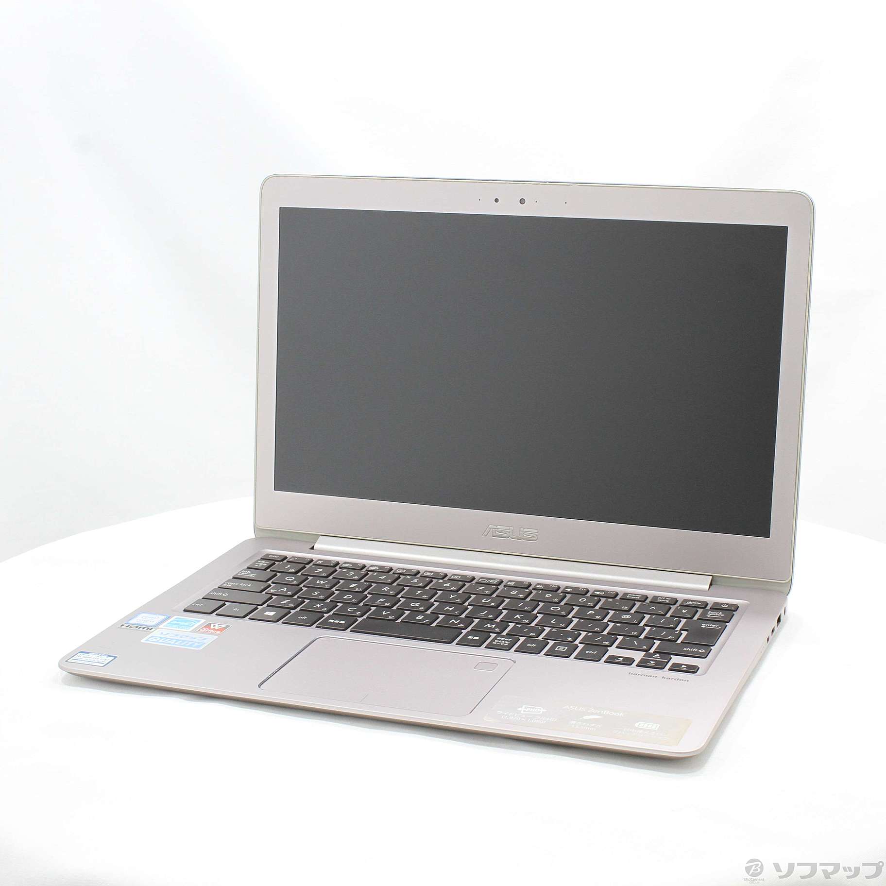 中古】ZenBook UX330UA UX330UA-7200S グレー 〔Windows 10