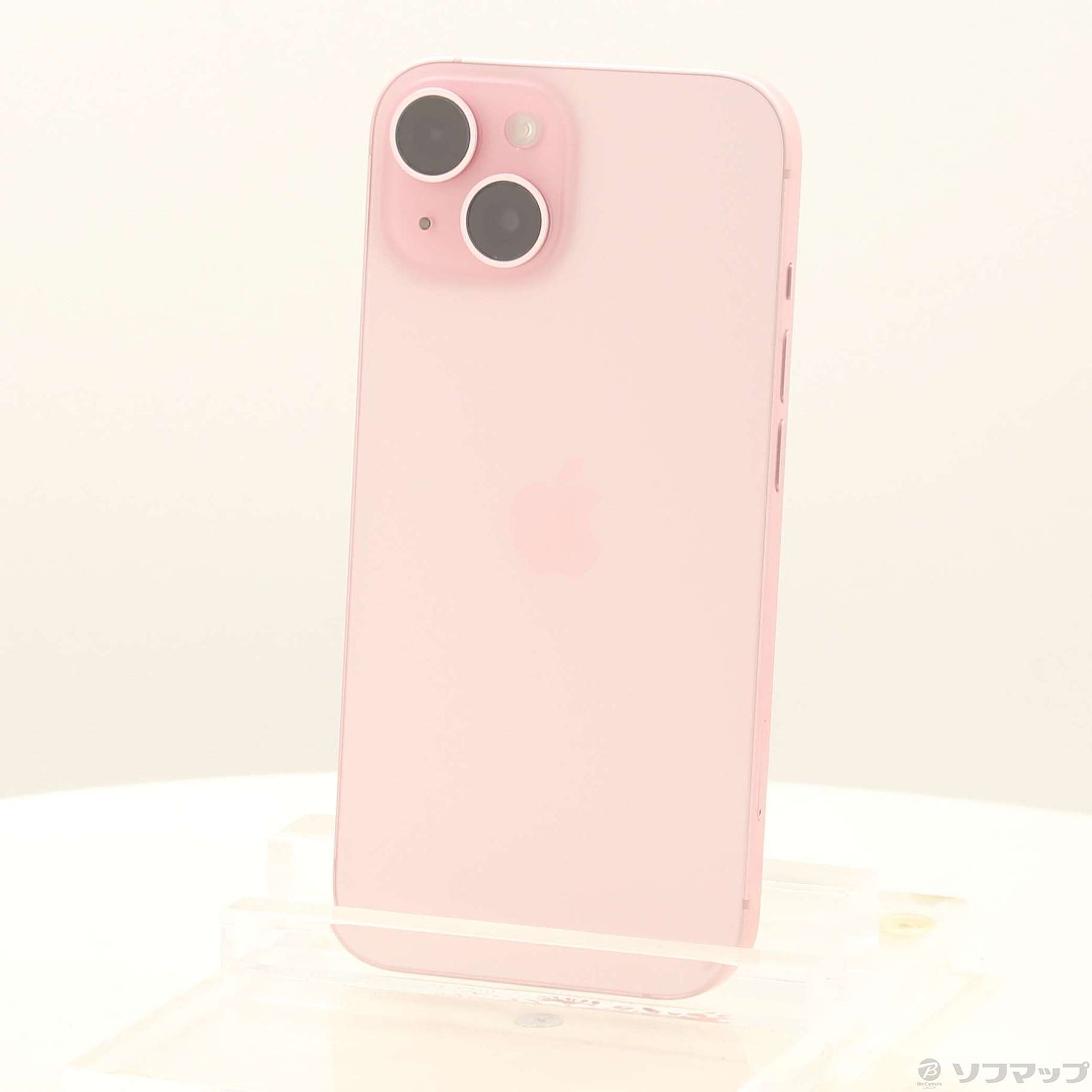 中古】iPhone15 128GB ピンク MTMJ3J／A SIMフリー [2133070444202