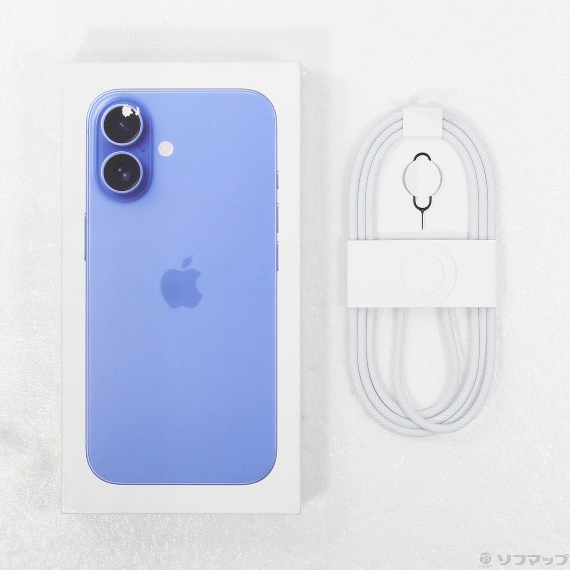 【美品】3ヶ月使用 iPhone16 256GB ウルトラマリン iPhone 新品未開封 iPhone16 256GB [ウルトラマリン 青 Ultramarine