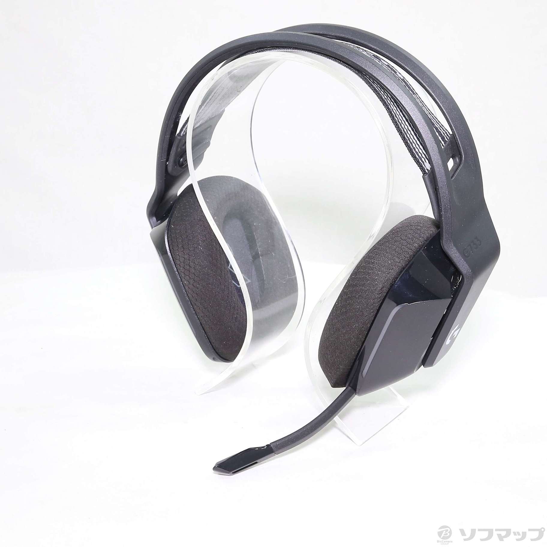 中古】G733 ワイヤレスRGBゲーミングヘッドセット G733-BKr ブラック 
