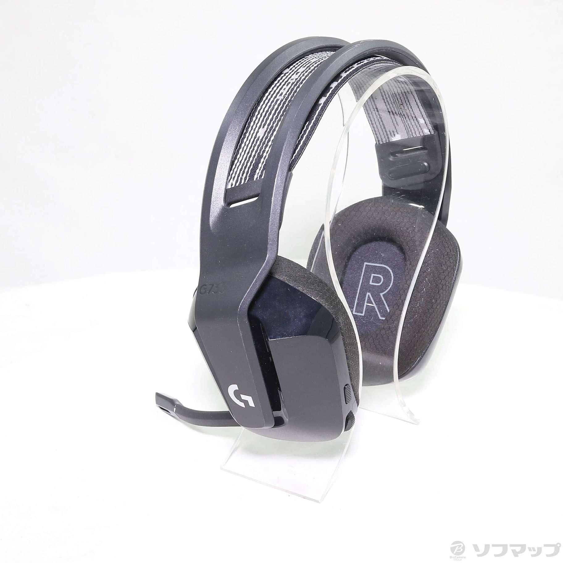 中古】G733 ワイヤレスRGBゲーミングヘッドセット G733-BKr ブラック 