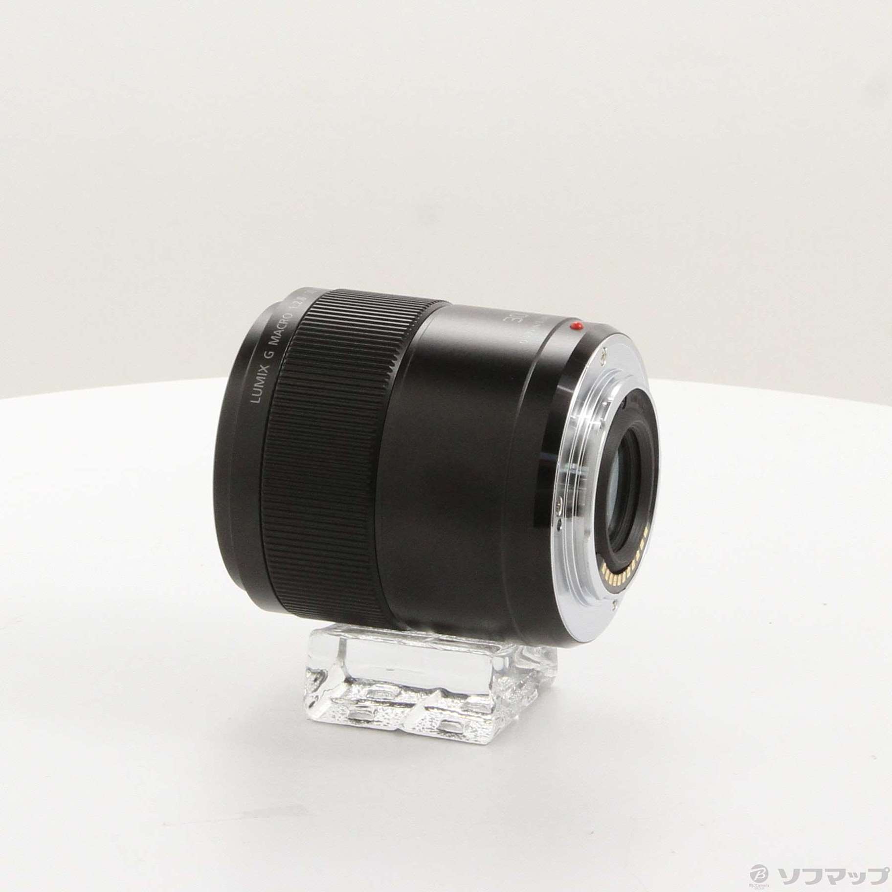 美品　LUMIX マクロレンズ　30mm F2.8 H-HS030 中古】LUMIX G MACRO 30mm F2.8 ASPH. MEGA OIS (H-HS030) (レンズ