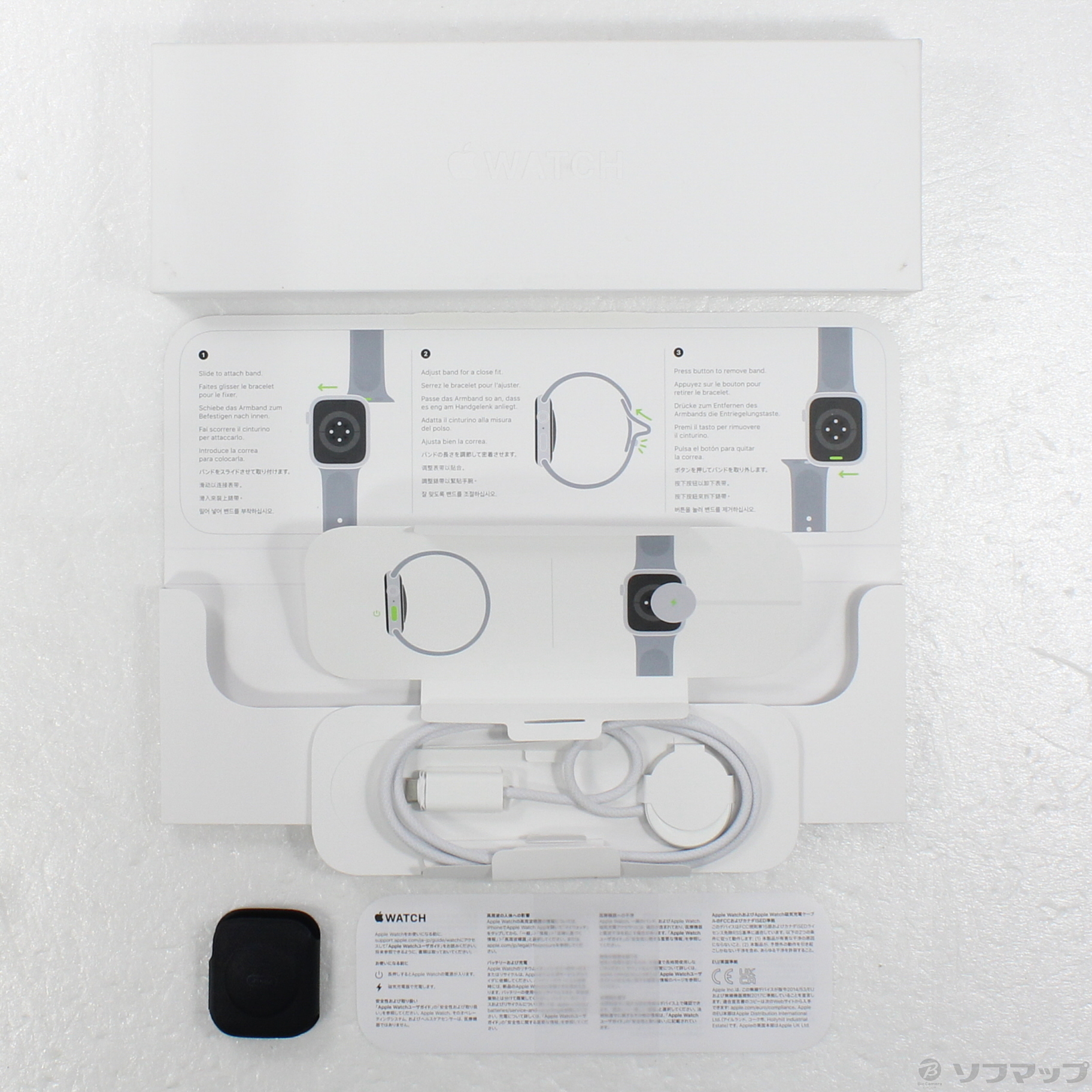 中古品〕 Apple Watch Series 9 GPS 41mm ミッドナイトアルミニウム 
