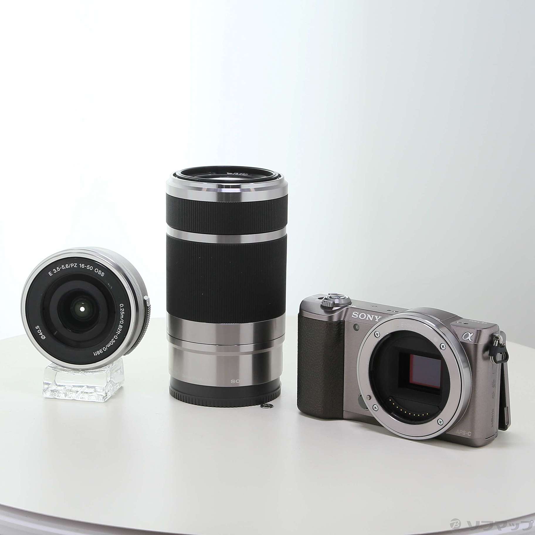 中古】期間特価対象品 α5100 ダブルズームレンズキット ブラウン