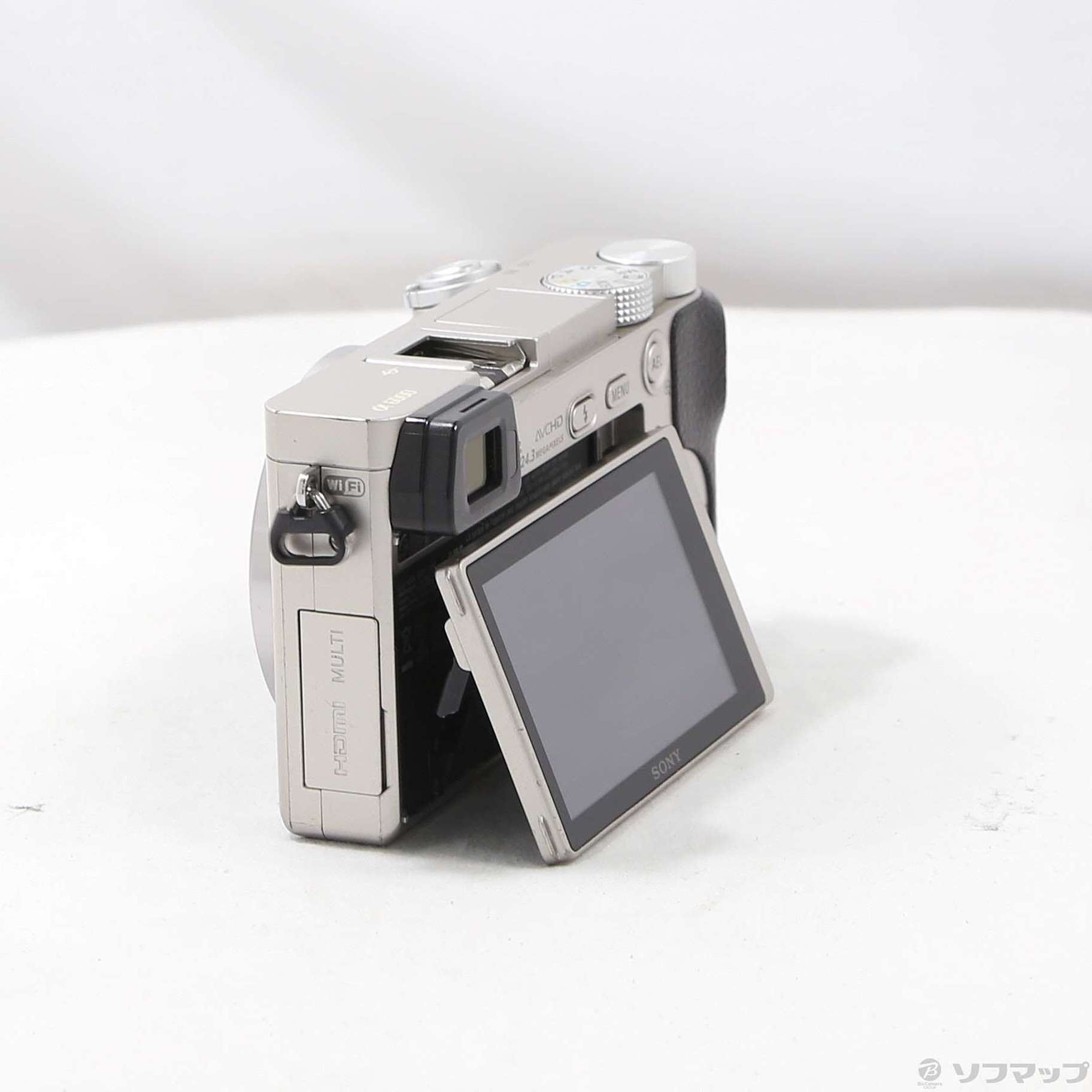 中古】期間特価対象品 α6000 ボディ シルバー ILCE-6000