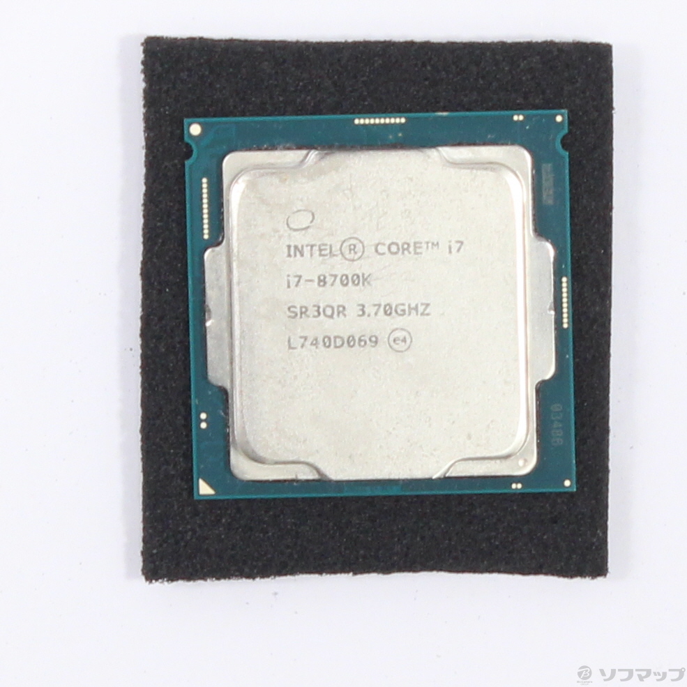 中古品〕 Core i7 8700K 〔3.7GHz／LGA 1151〕｜の通販はソフマップ