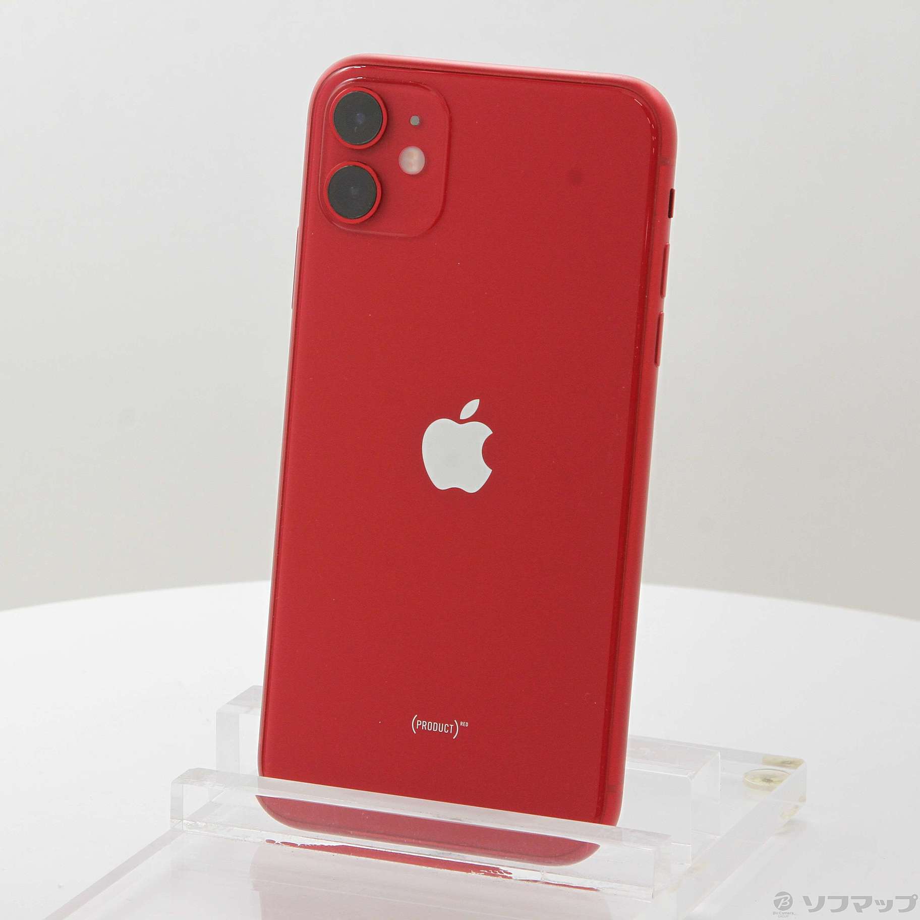 中古】iPhone11 64GB プロダクトレッド MWLV2J／A SoftBank 