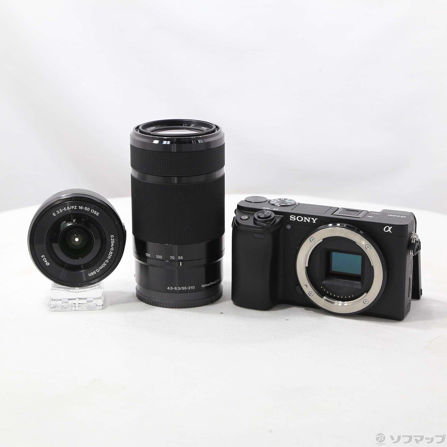 中古】期間特価対象品 α6400 ILCE-6400Y ダブルズームレンズキット 中古】期間特価対象品 α6400 ILCE-6400Y ダブルズームレンズキット