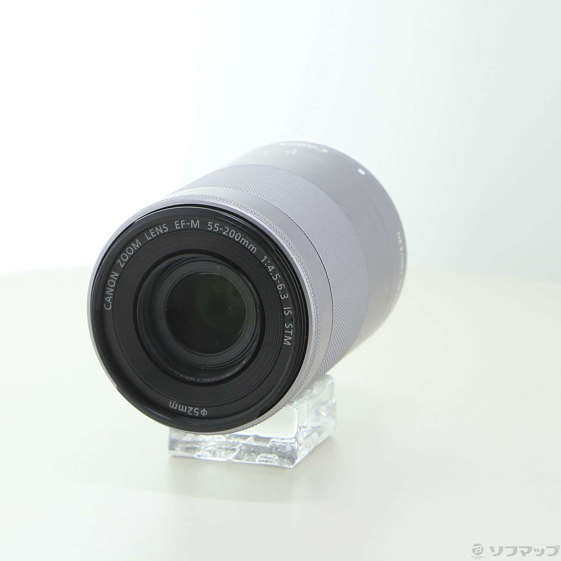 中古】期間特価対象品 EF-M55-200MM F4.5-6.3 IS STM シルバー 