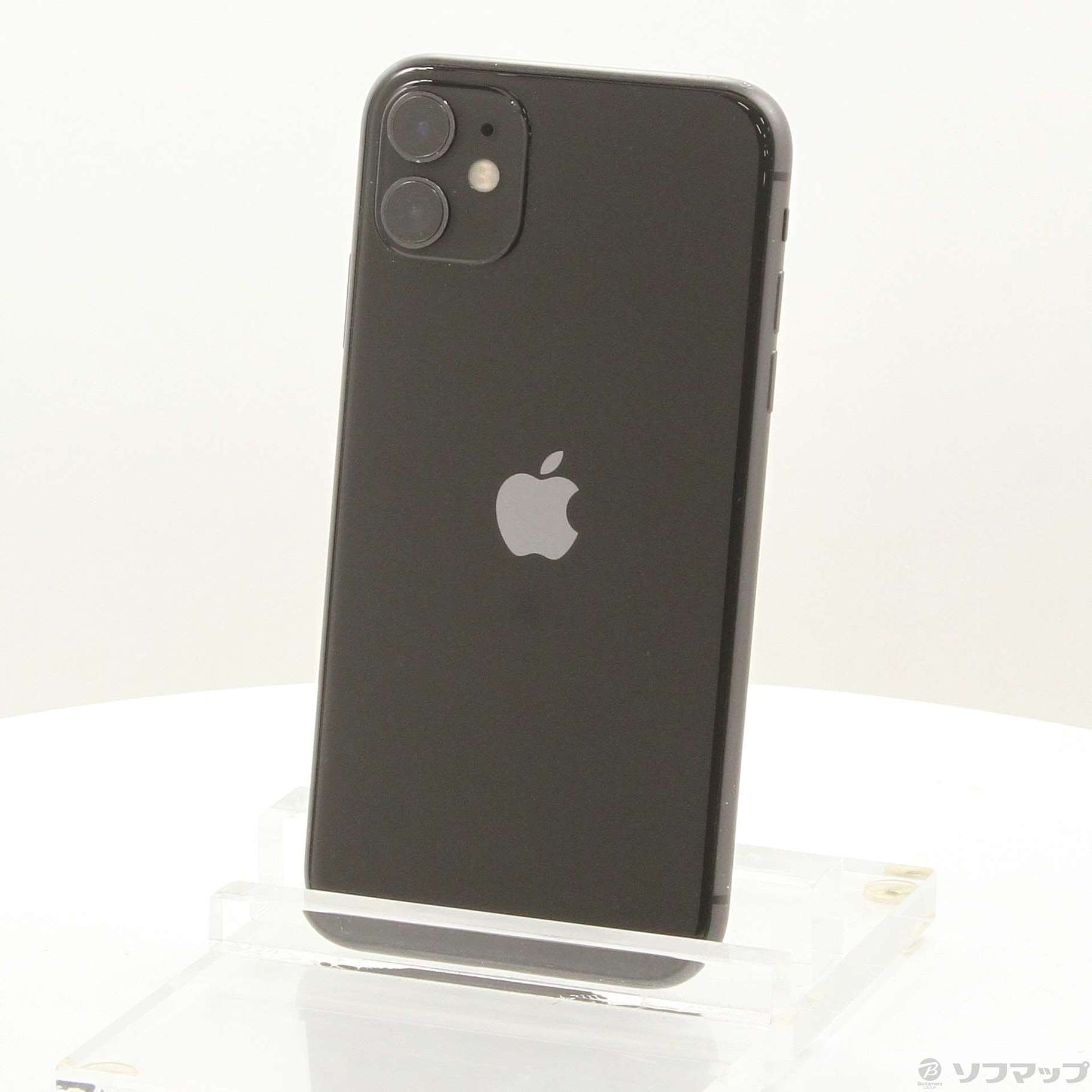 中古】iPhone11 128GB ブラック MWM02J／A SoftBank [2133071082991