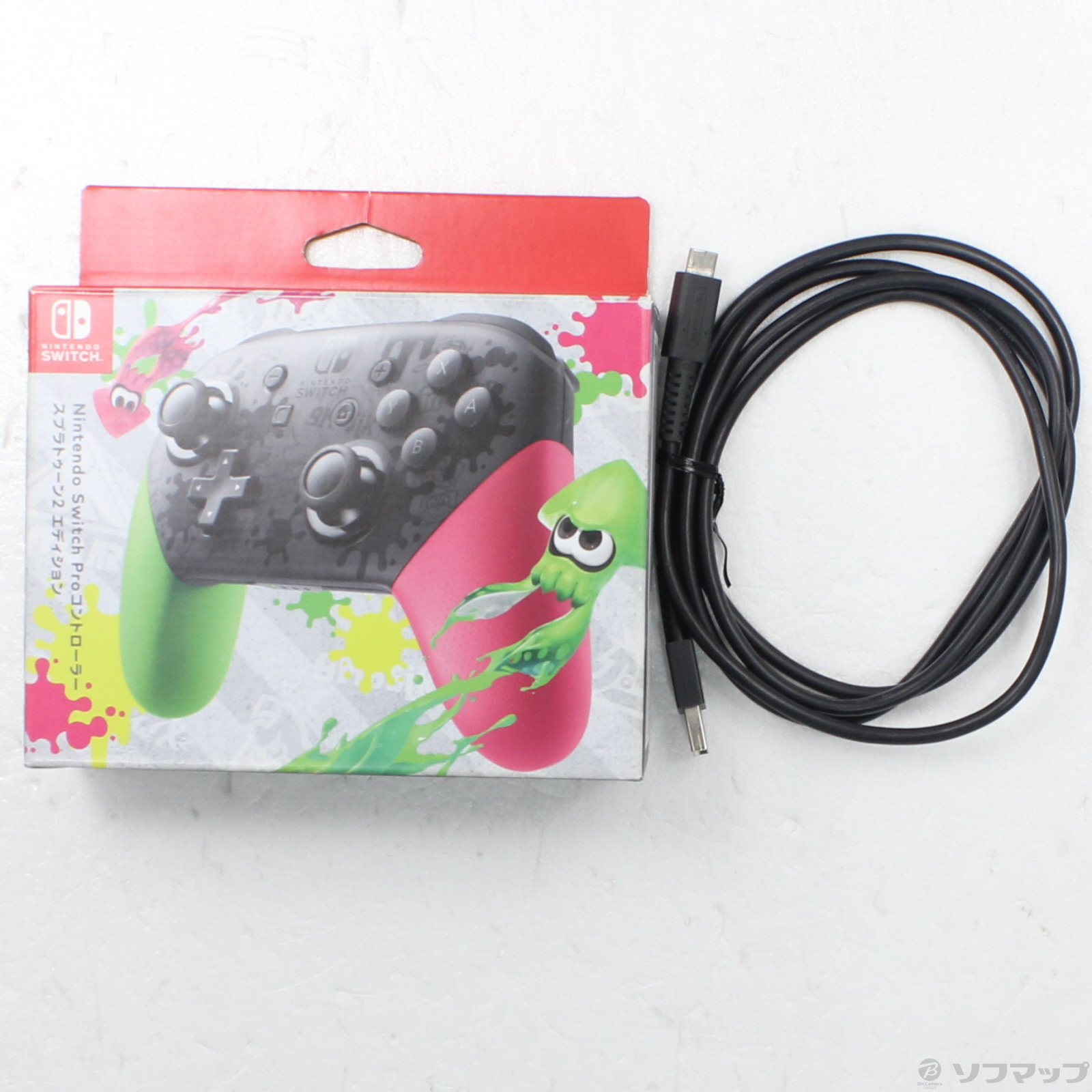 中古】Nintendo Switch Proコントローラー スプラトゥーン2