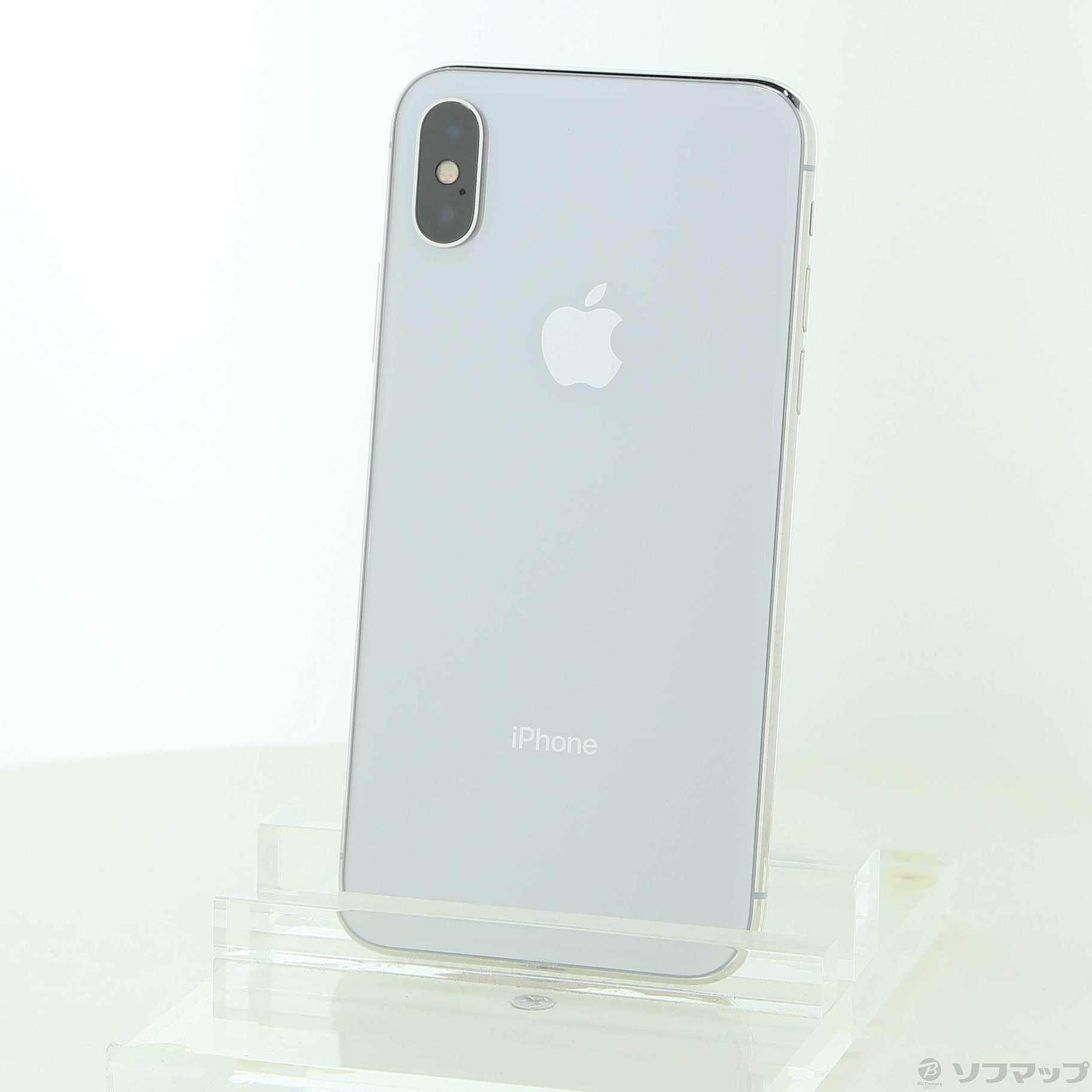 iPhone X 64GB SIM�t���[ [�V���o�[]
