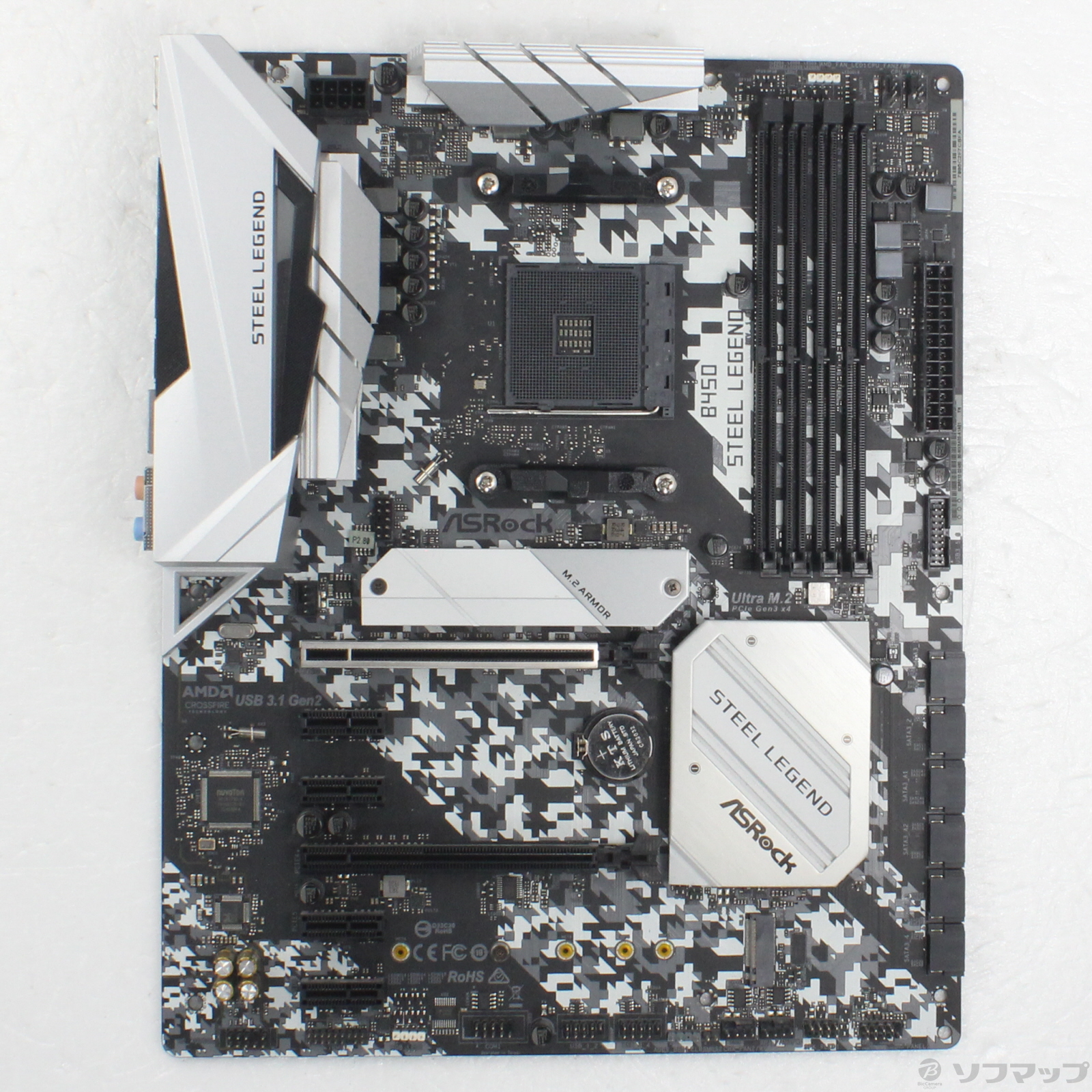 Steel ASRock Legend B450 | steel - b450 legend（マザーボード｜PC 