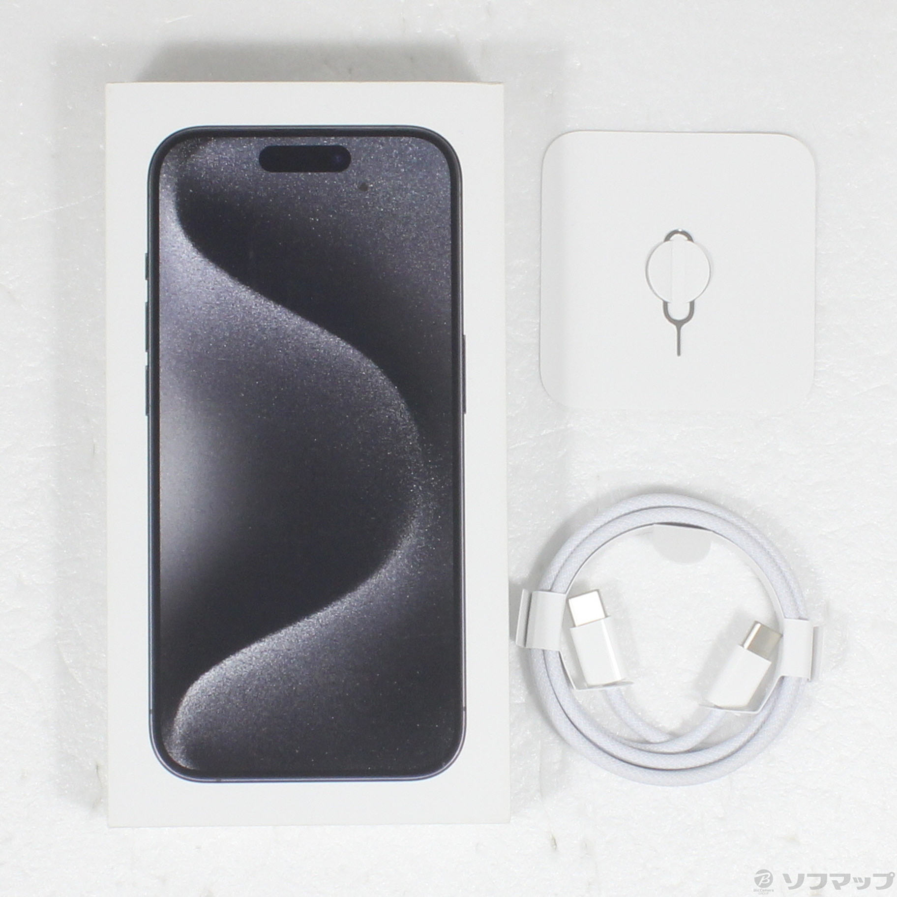 iPhone 15 Pro 128GB SIM�t���[ [�u���b�N�`�^�j�E��]�̐��i�摜5