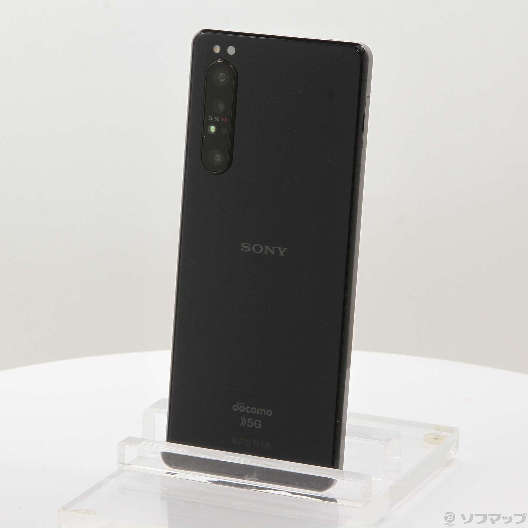 中古】Xperia 1 II 128GB ブラック SO-51A docomoロック解除SIMフリー 