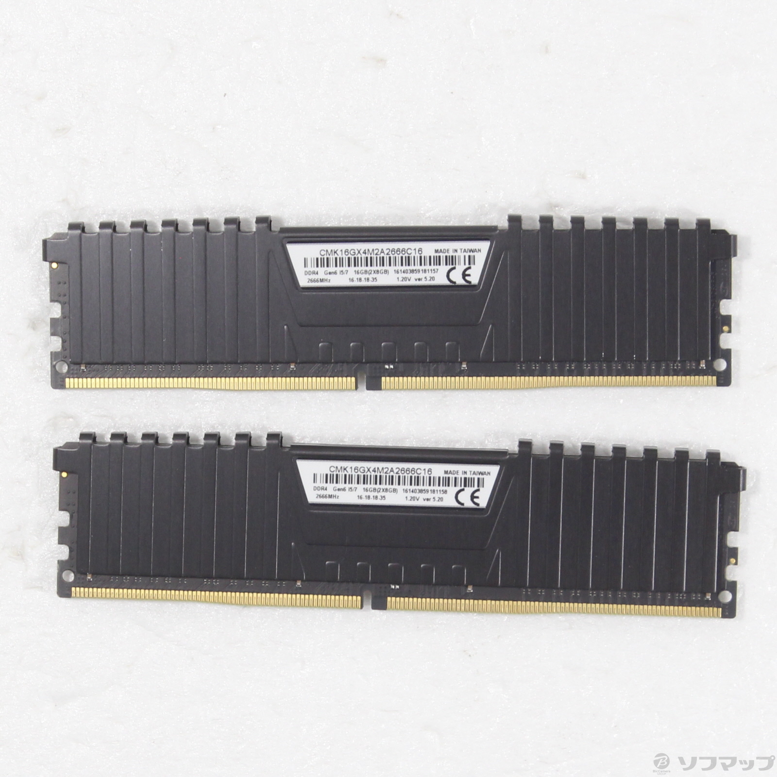 中古】CMK16GX4M2A2666C16 16GB 8GB×2枚組 [2133071339071] - リコレ