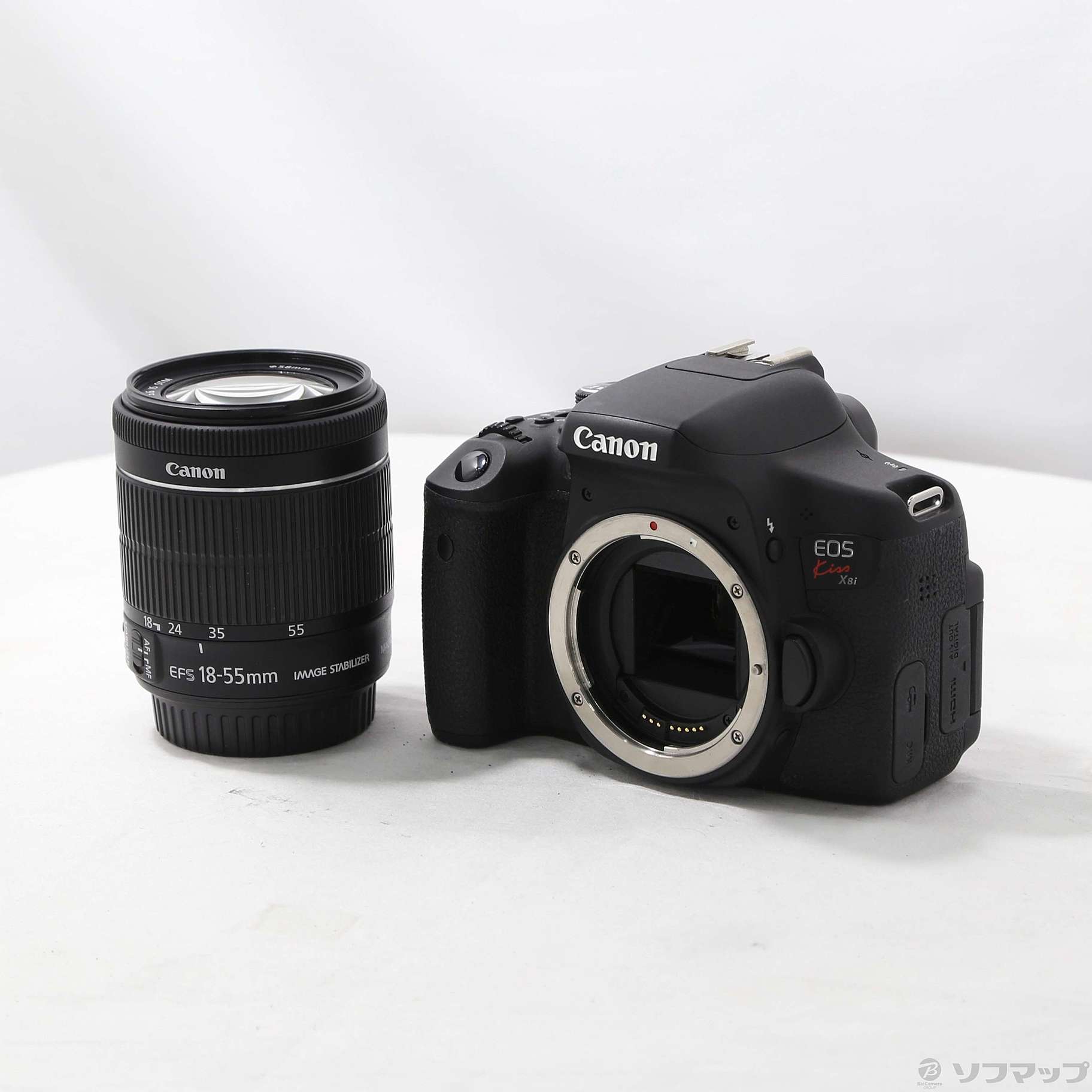 中古】EOS Kiss X8i EF-S18-55 IS STM レンズキット [2133071383975 