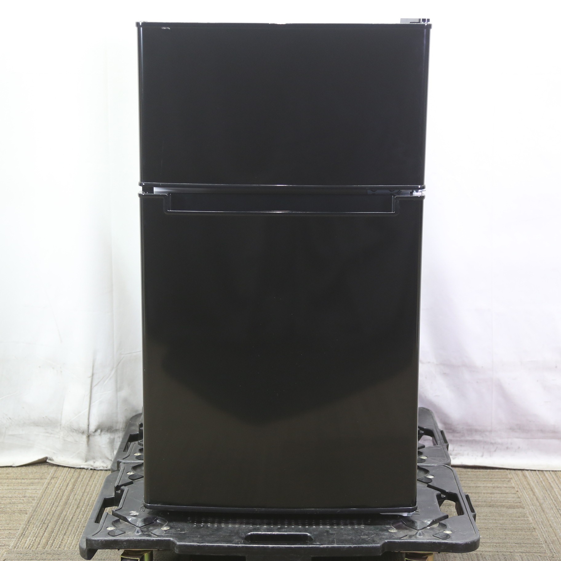 中古】〔展示品〕 冷蔵庫 ブラック BR-85A-K ［幅47.4cm ／85L ／2ドア 