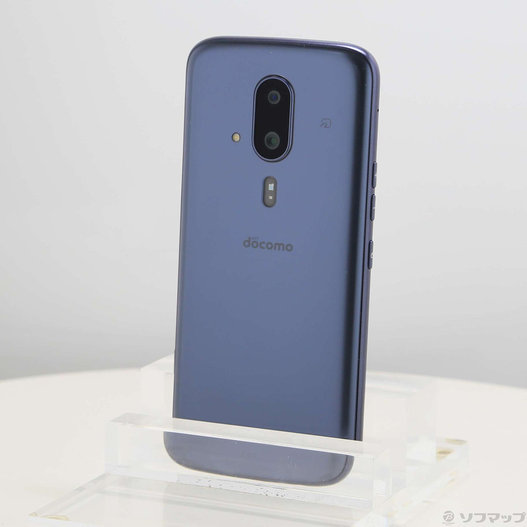 中古】らくらくスマートフォン 128GB ネイビー F-53E docomo SIMフリー