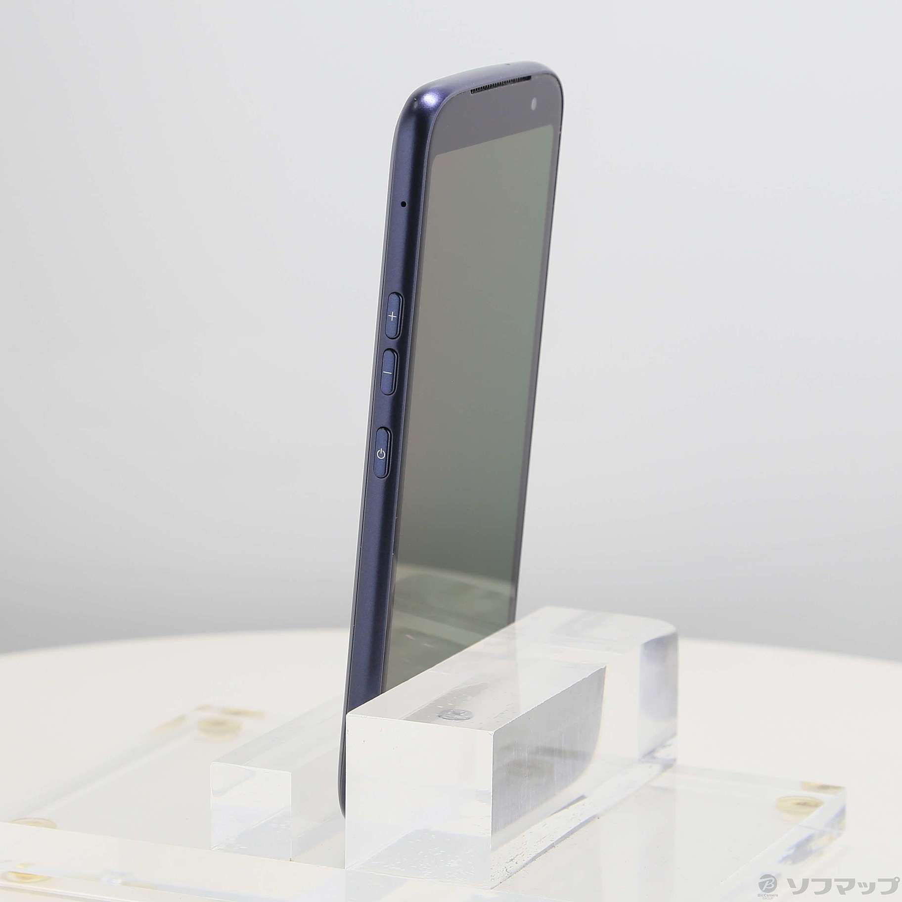 中古】らくらくスマートフォン 128GB ネイビー F-53E docomo SIMフリー