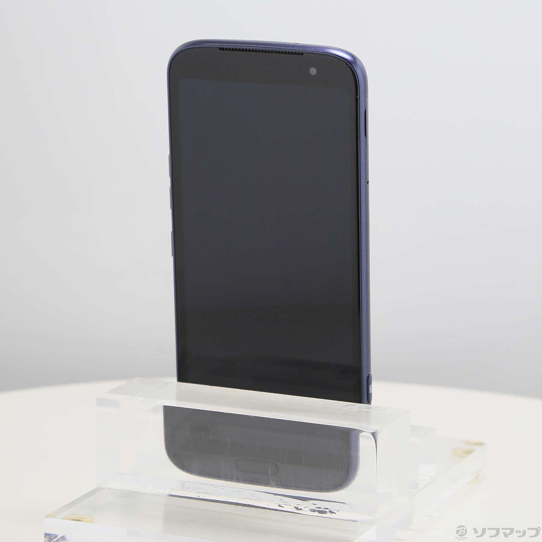 中古】らくらくスマートフォン 128GB ネイビー F-53E docomo SIMフリー