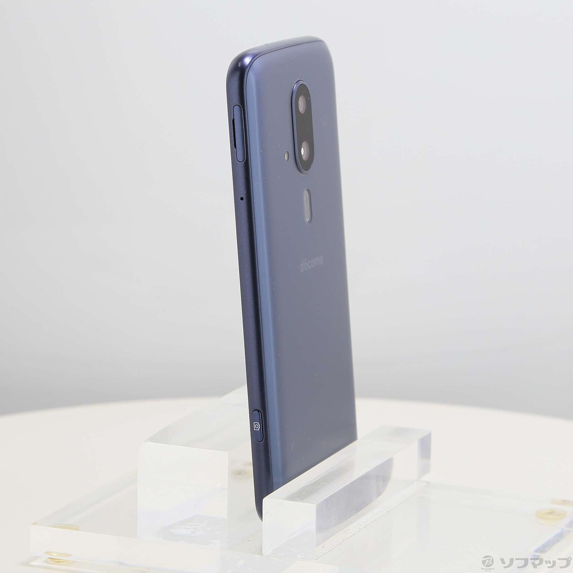 中古】らくらくスマートフォン 128GB ネイビー F-53E docomo SIMフリー