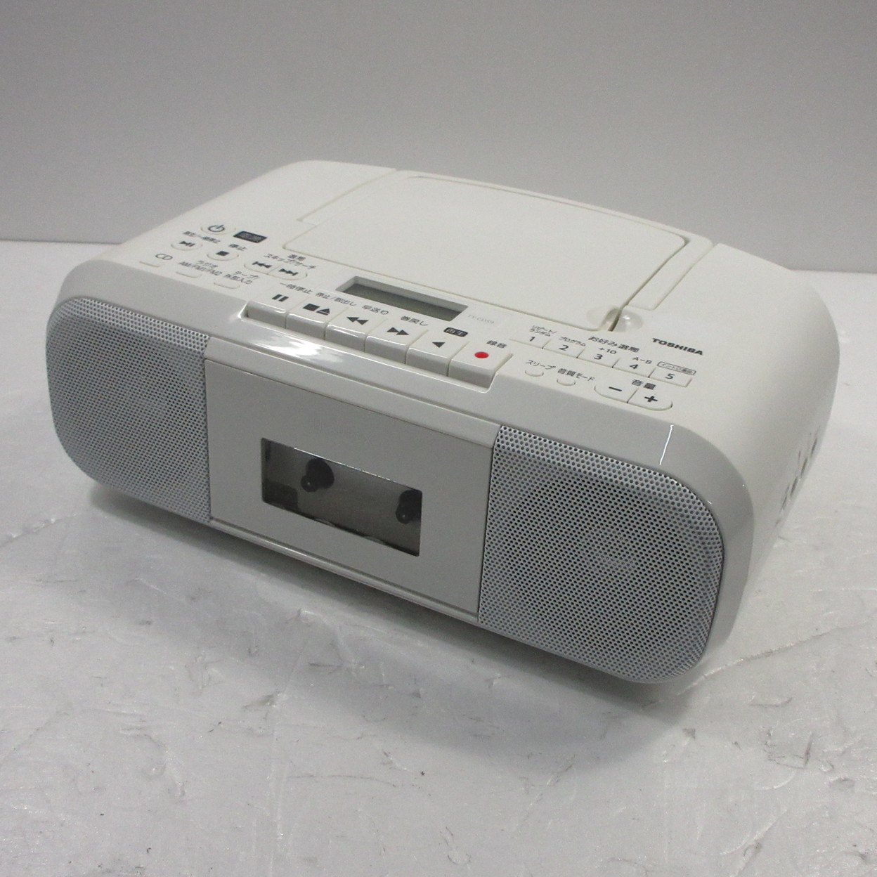 中古】〔展示品〕 AUREX CDラジカセ TY-CDS9(W) ホワイト