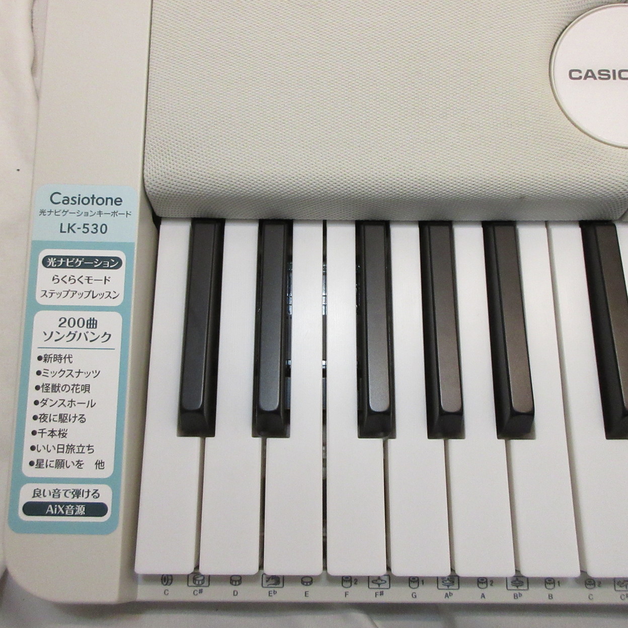 中古】〔展示品〕 Casiotone 光ナビゲーションキーボード LK-530