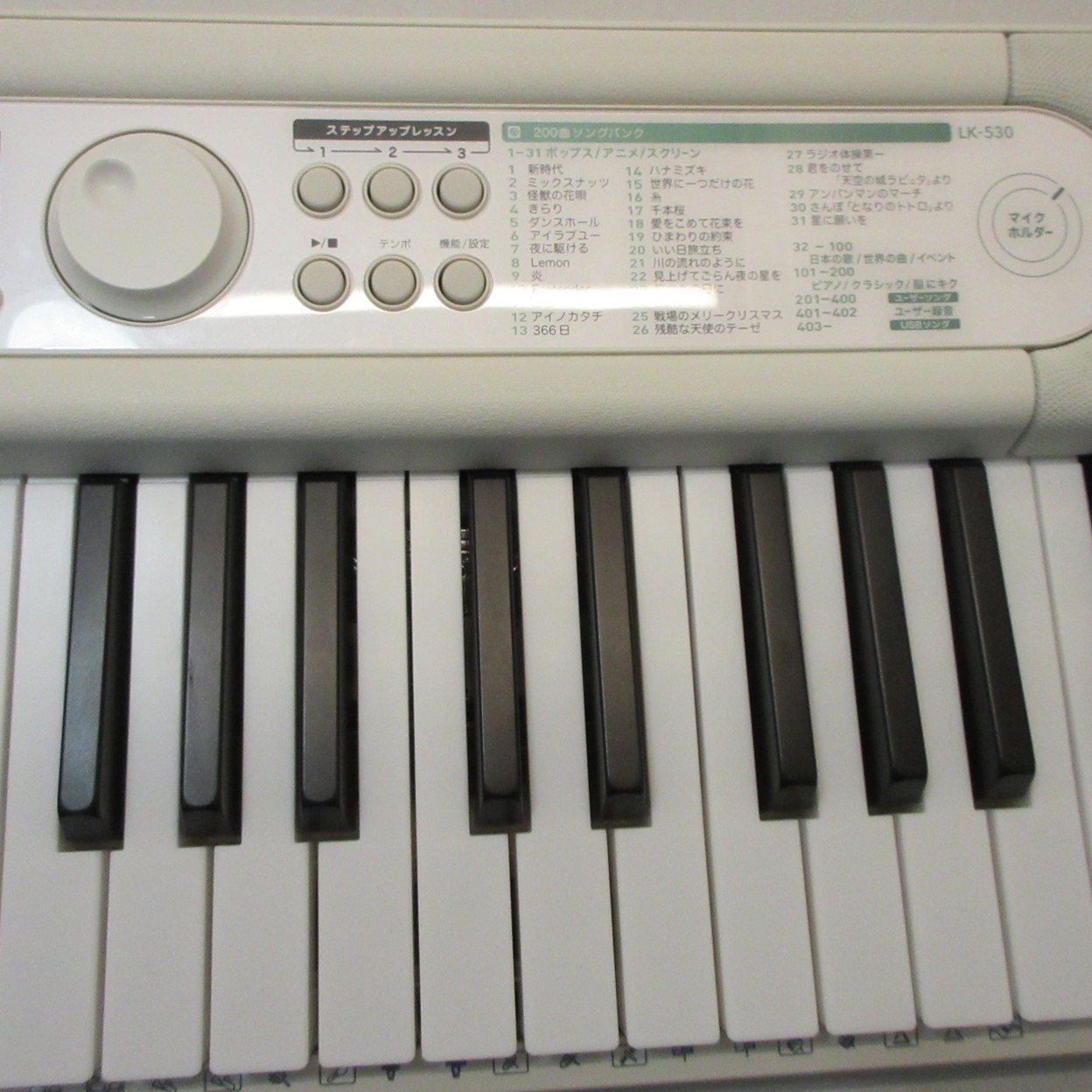 中古　CASIO LK-530 光ナビゲーション23年製 中古】〔展示品〕 Casiotone 光ナビゲーションキーボード LK-530