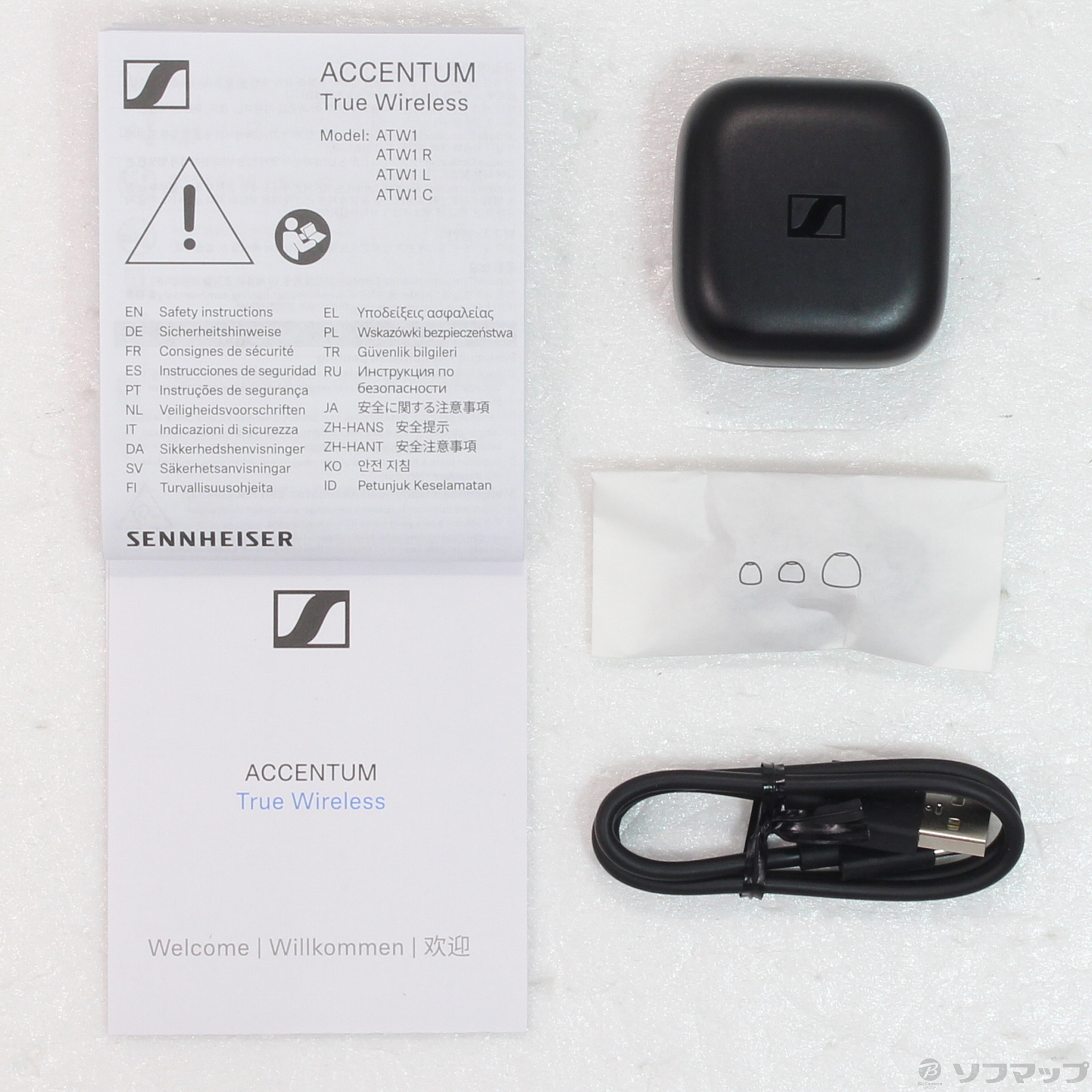 中古】ACCENTUM True Wireless ATW1-BLACK [2133071796164] - リコレ 