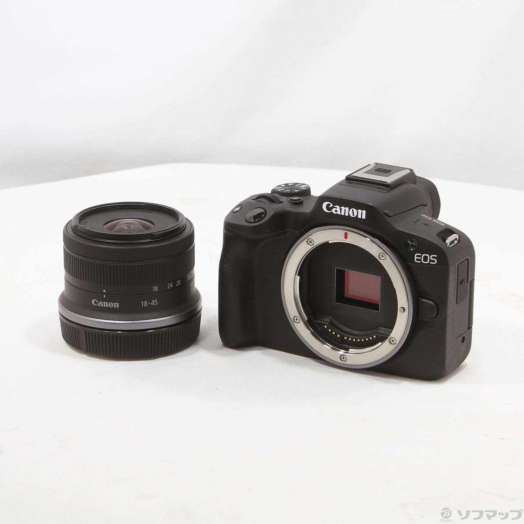 中古】EOS R50 RF-S18-45 IS STM レンズキット ブラック