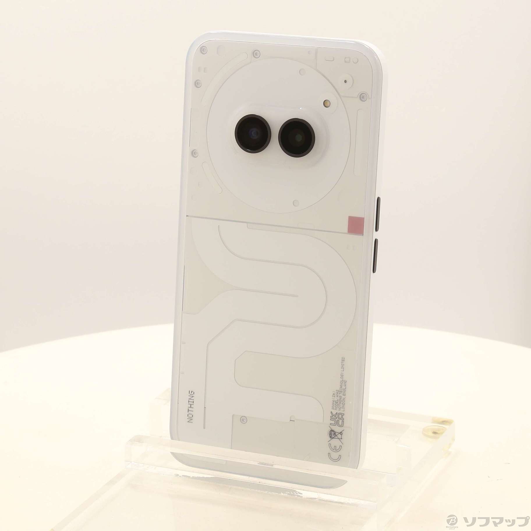 中古】Nothing Phone (2a) 128GB ミルク A10400066 SIMフリー ［6.7 