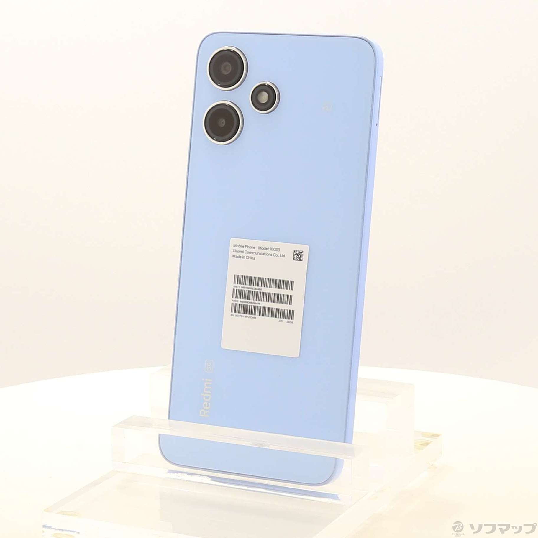 中古】Redmi 12 5G 128GB スカイブルー XIG03 au SIMフリー