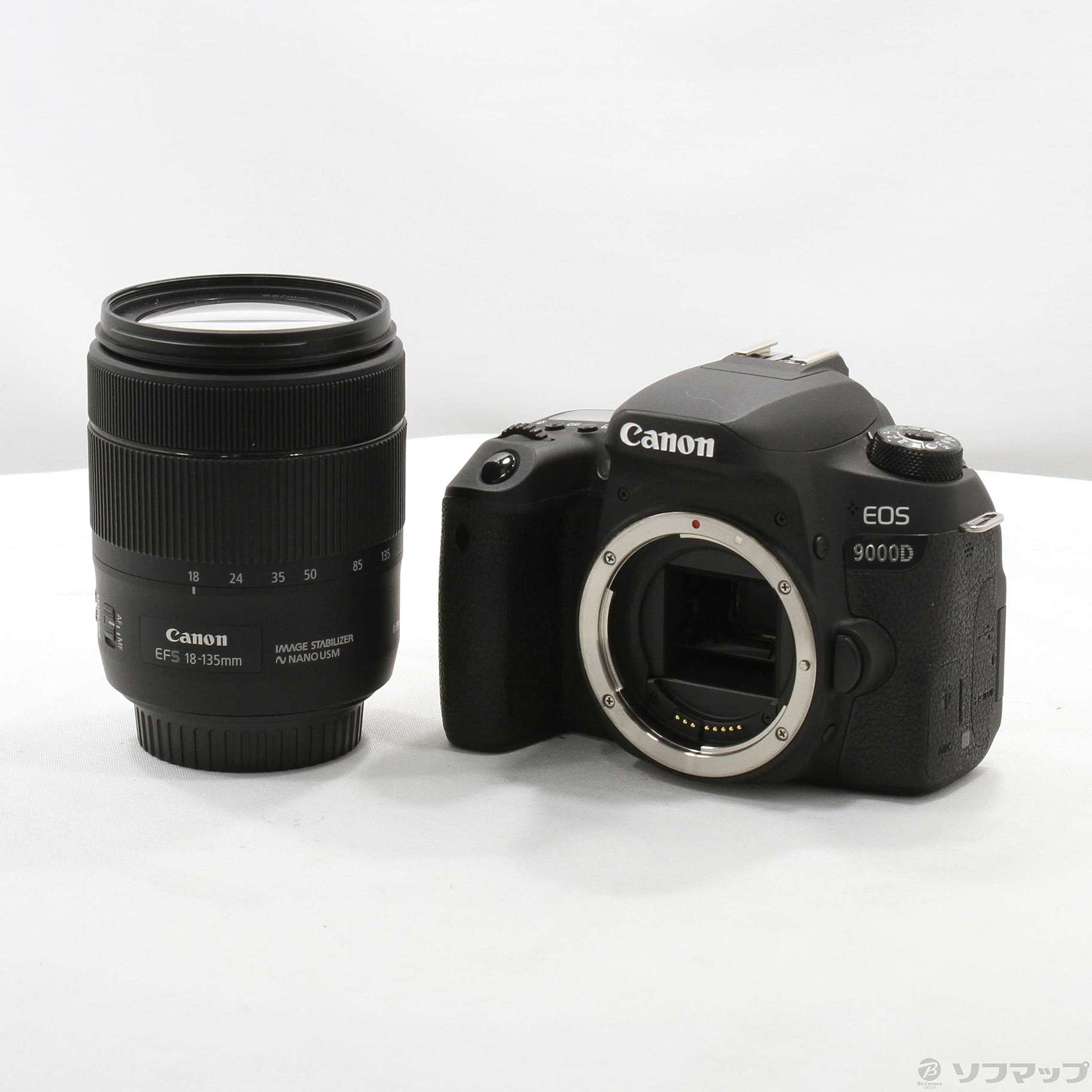 中古】EOS 9000D W EF-S18-135 IS USM レンズキット [2133071935440 