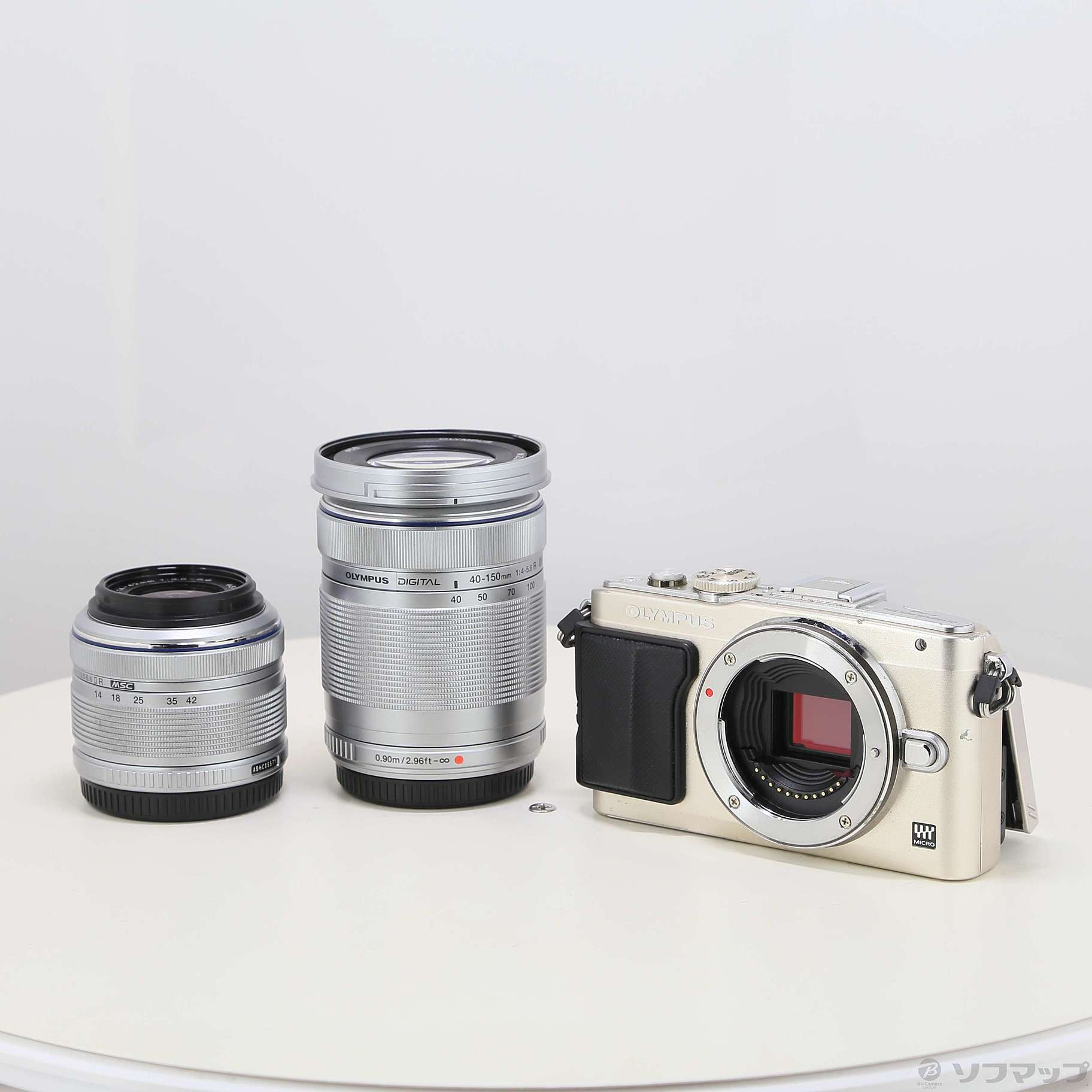 OLYMPUS E-PL6 ホワイトWレンズセット 0462 OLYMPUS PEN Lite E-PL6 ダブルレンズセット OLYMPUS E-PL6 ホワイトW