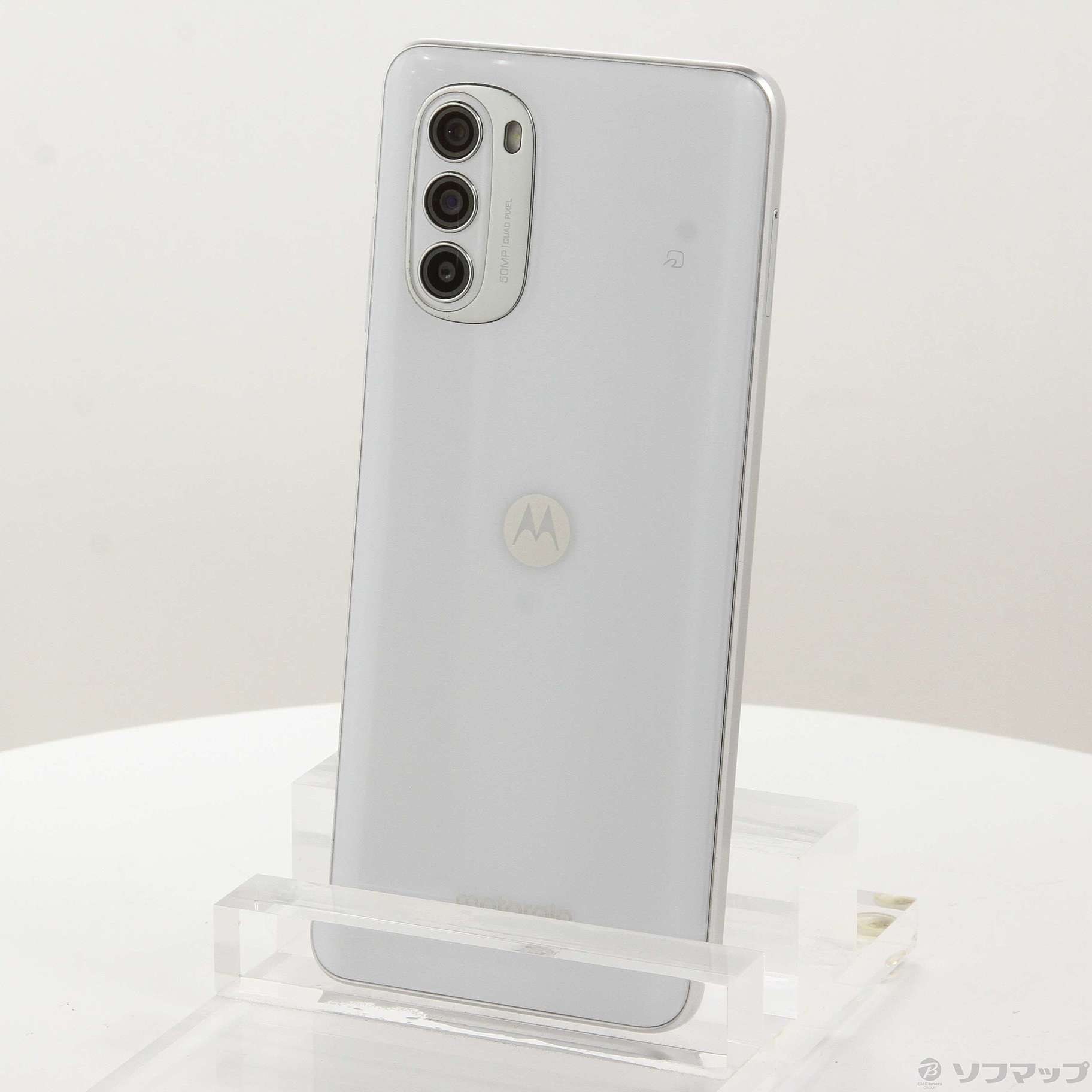 中古】moto g52j 5G 128GB パールホワイト PATM0001JP SIMフリー ［6.8 