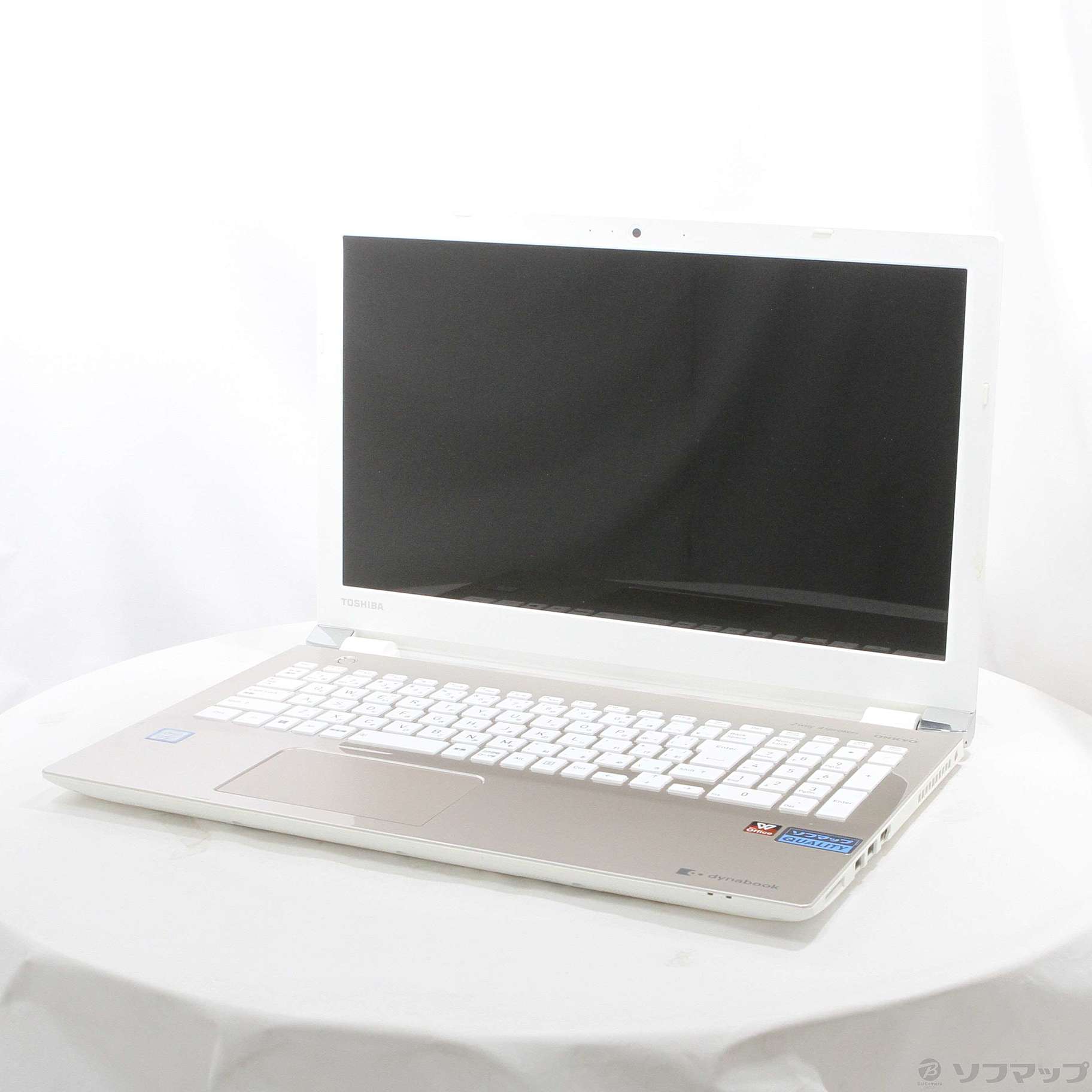 ☆美品 dynabook T65／HG PT65HGP-REA サテンゴールド 中古品〕 dynabook T65／HG PT65HGP-REA サテンゴールド｜の通販は