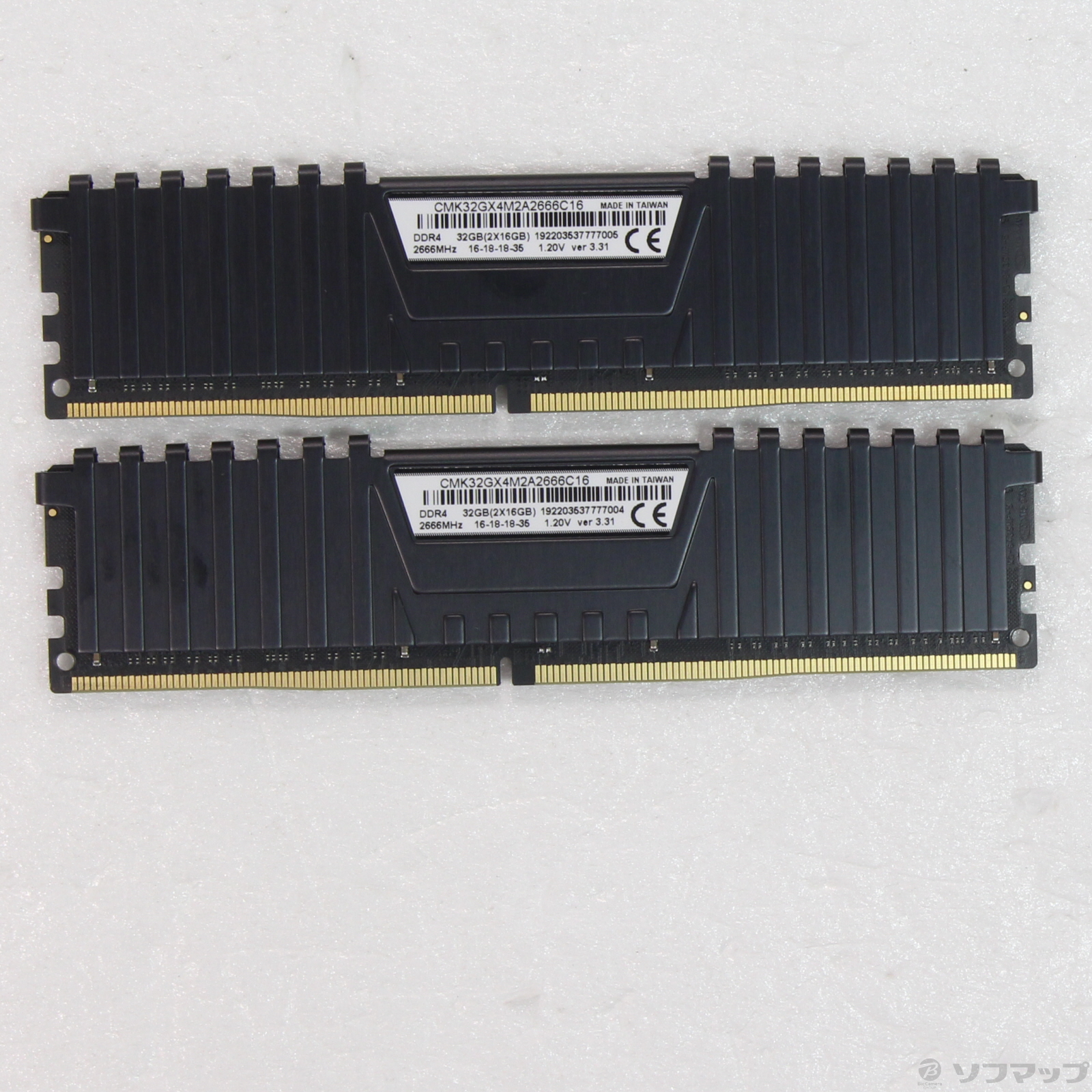 中古】CMK32GX4M2A2666C16 ［288P PC4-21300(DDR4-2666) 32GB(16GB×2枚