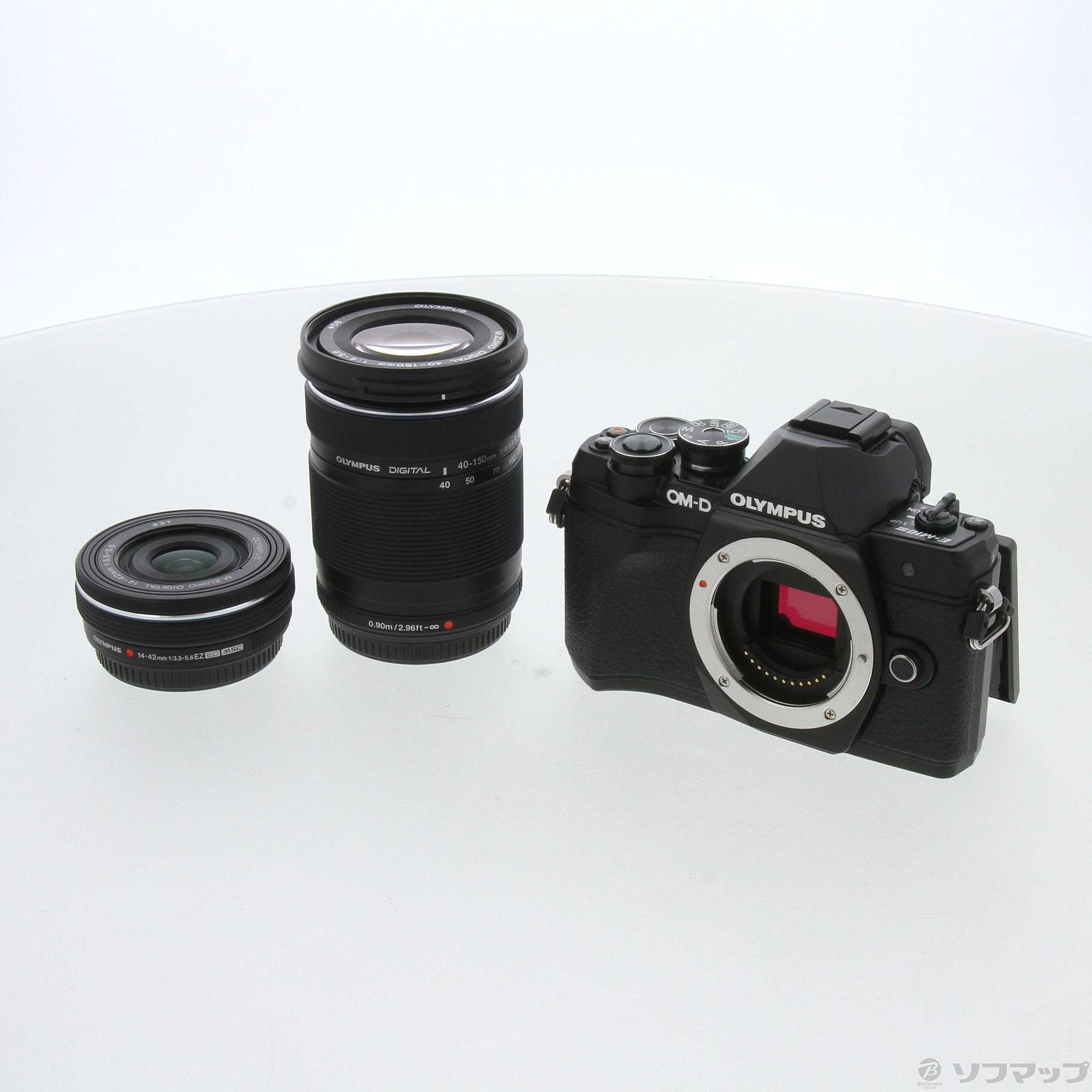 中古】OM-D E-M10 Mark III EZダブルズームキット ブラック 