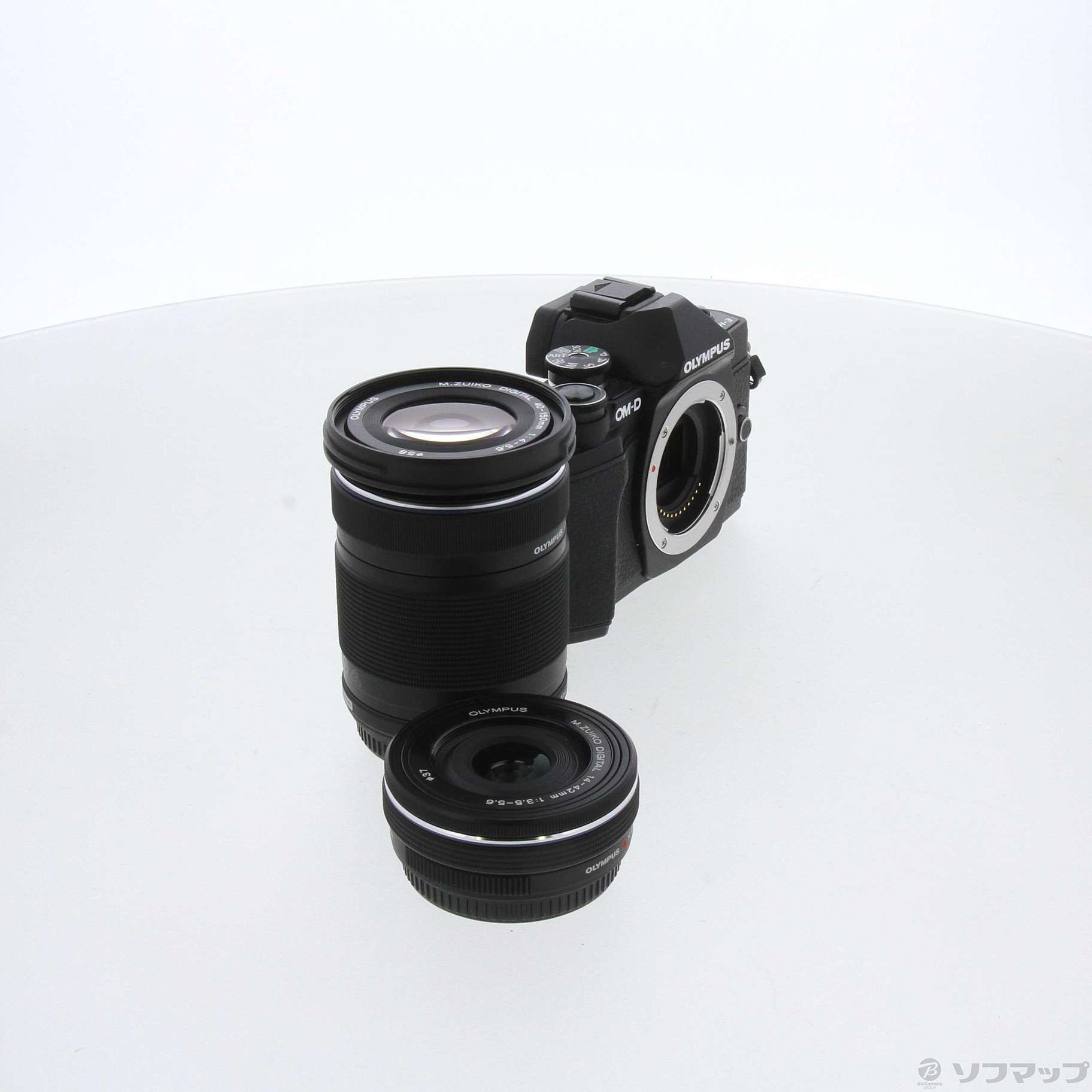 中古】OM-D E-M10 Mark III EZダブルズームキット ブラック 