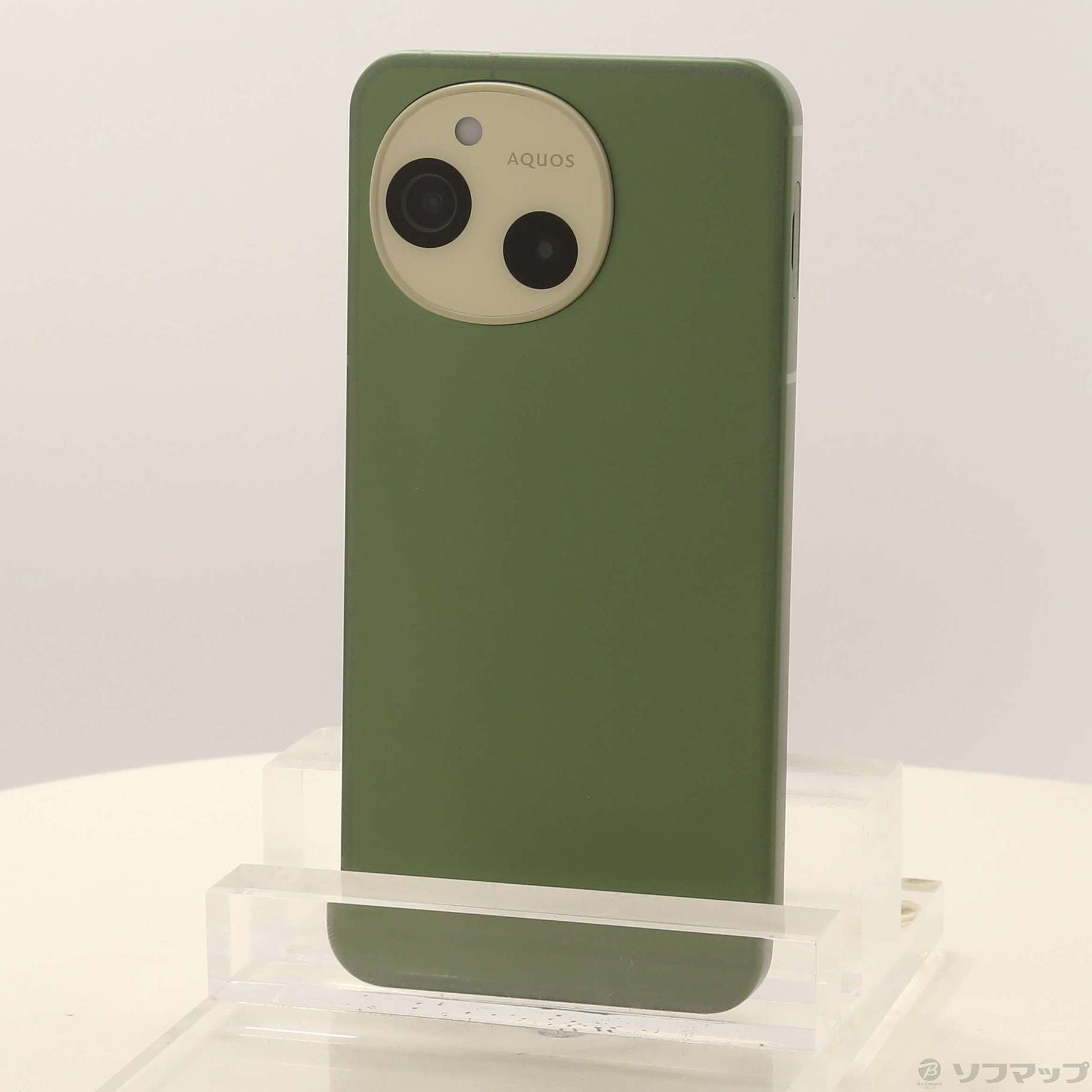 中古品〕 AQUOS sense10 128GB カーキグリーン SH-M33 SIMフリー｜の