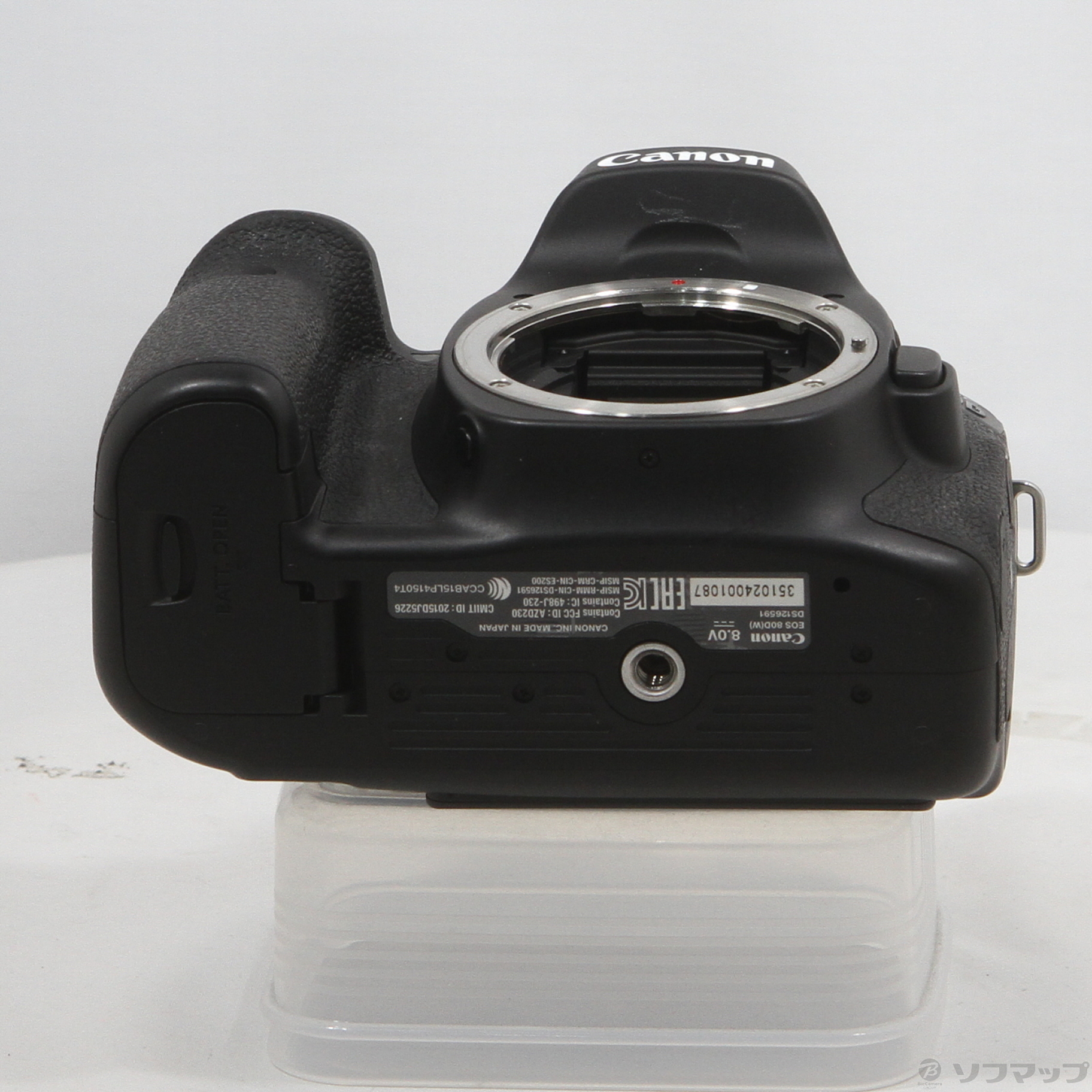 中古】EOS 80D ボディ ブラック [2133072335881] - リコレ