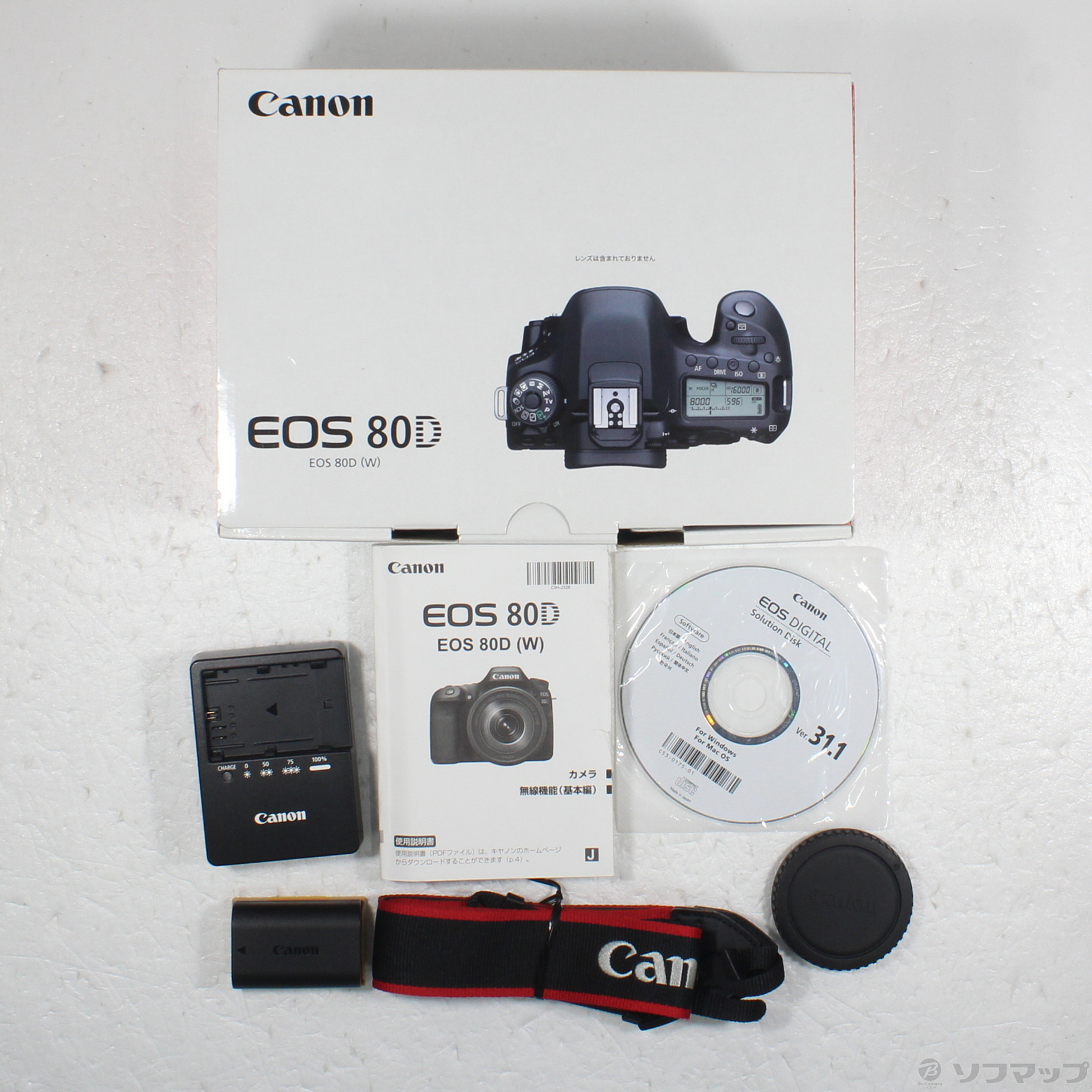 中古】EOS 80D ボディ ブラック [2133072335881] - リコレ