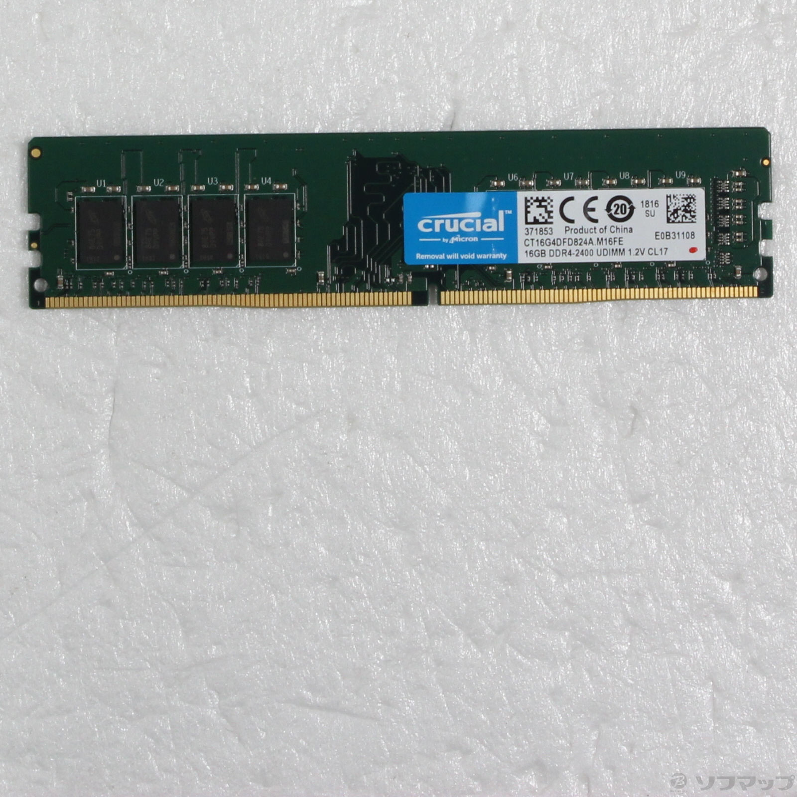 中古】CT16G4DFD824A ［288P PC4-19200(DDR4-2400) 16GB 
