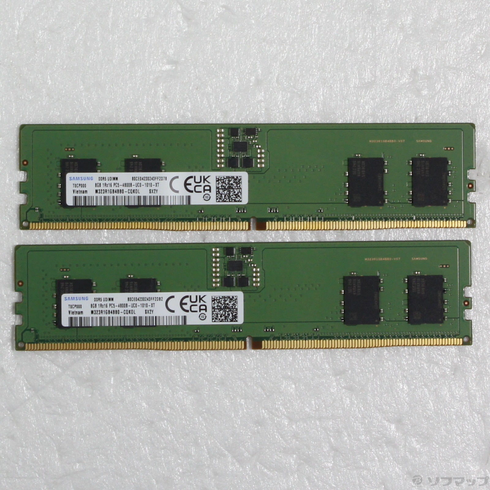 中古】288P PC5-38400 DDR5-4800 16GB 8GB×2枚組 ［288P PC5-38400 