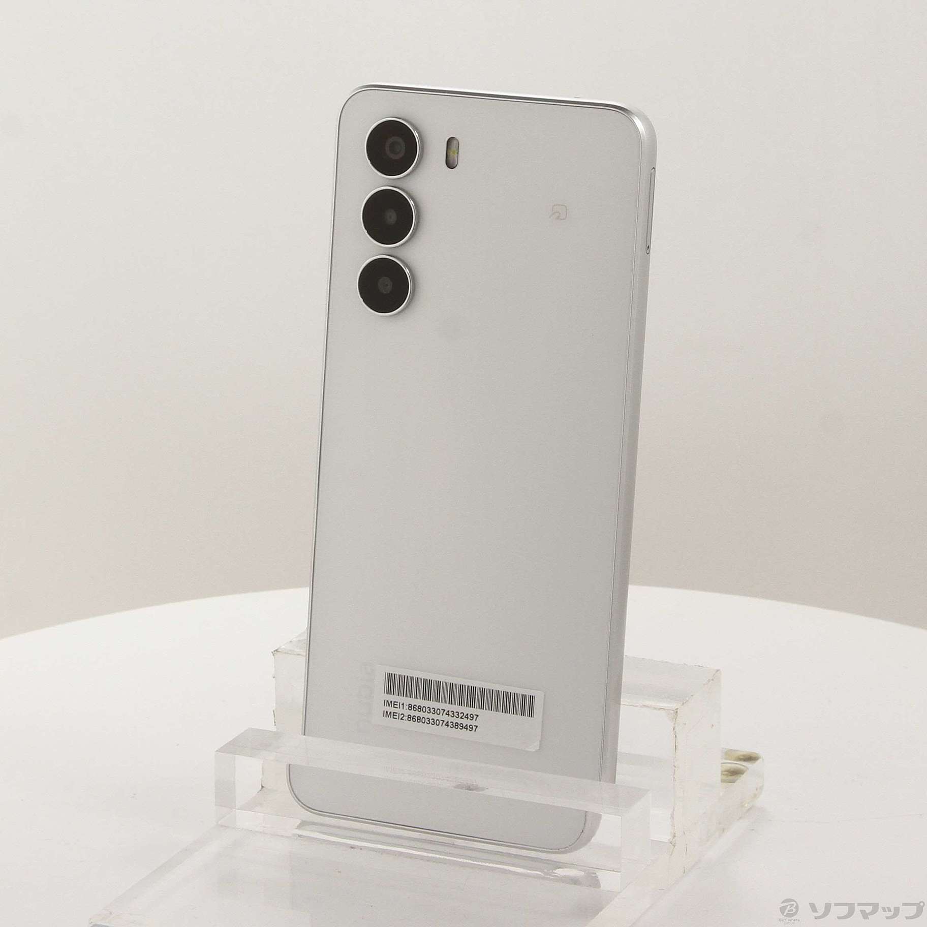 中古】nubia S 5G 128GB ホワイト A403ZT Y!mobile SIMフリー ［6.7 